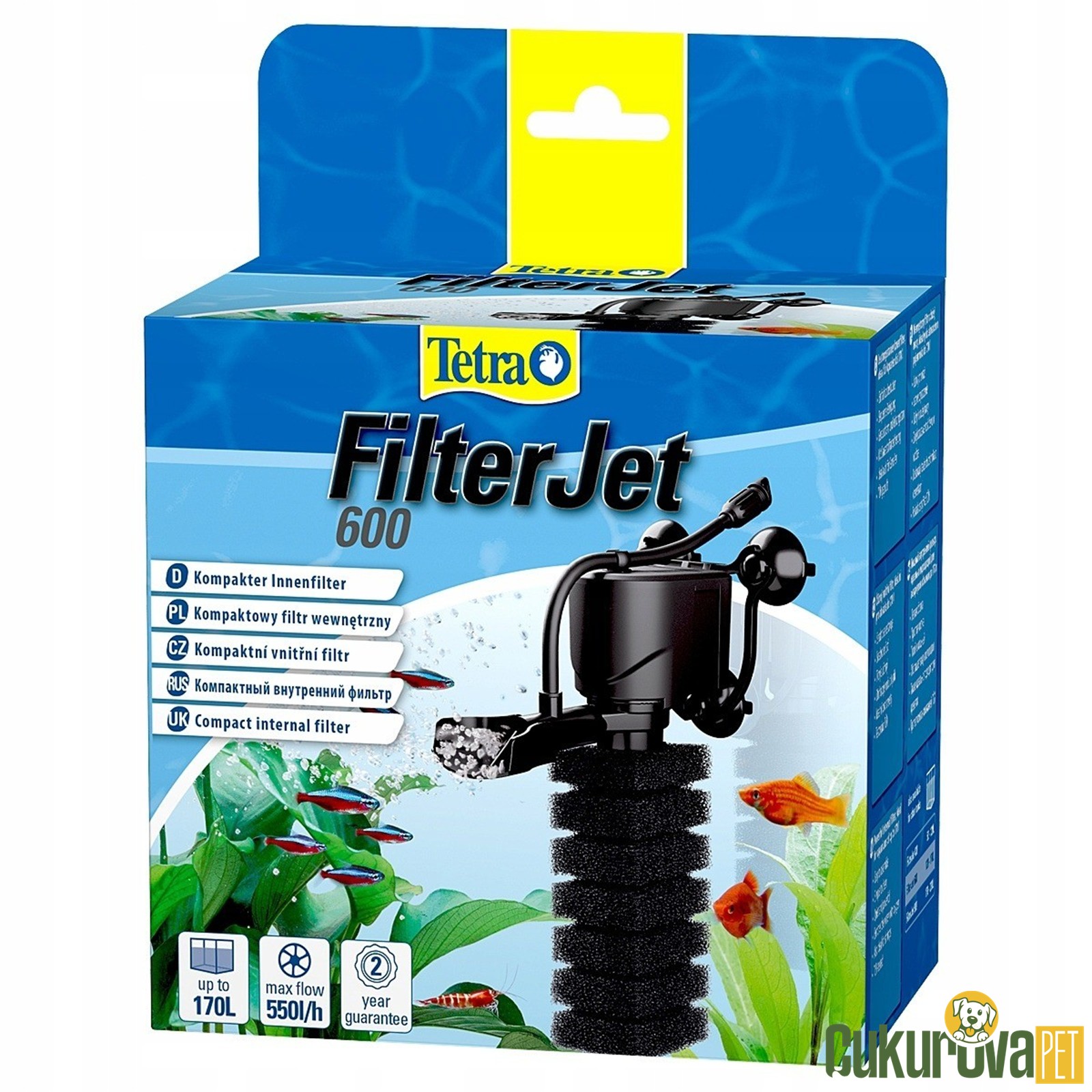 Tetra Filter Jet 600 Akvaryum İç Filtre