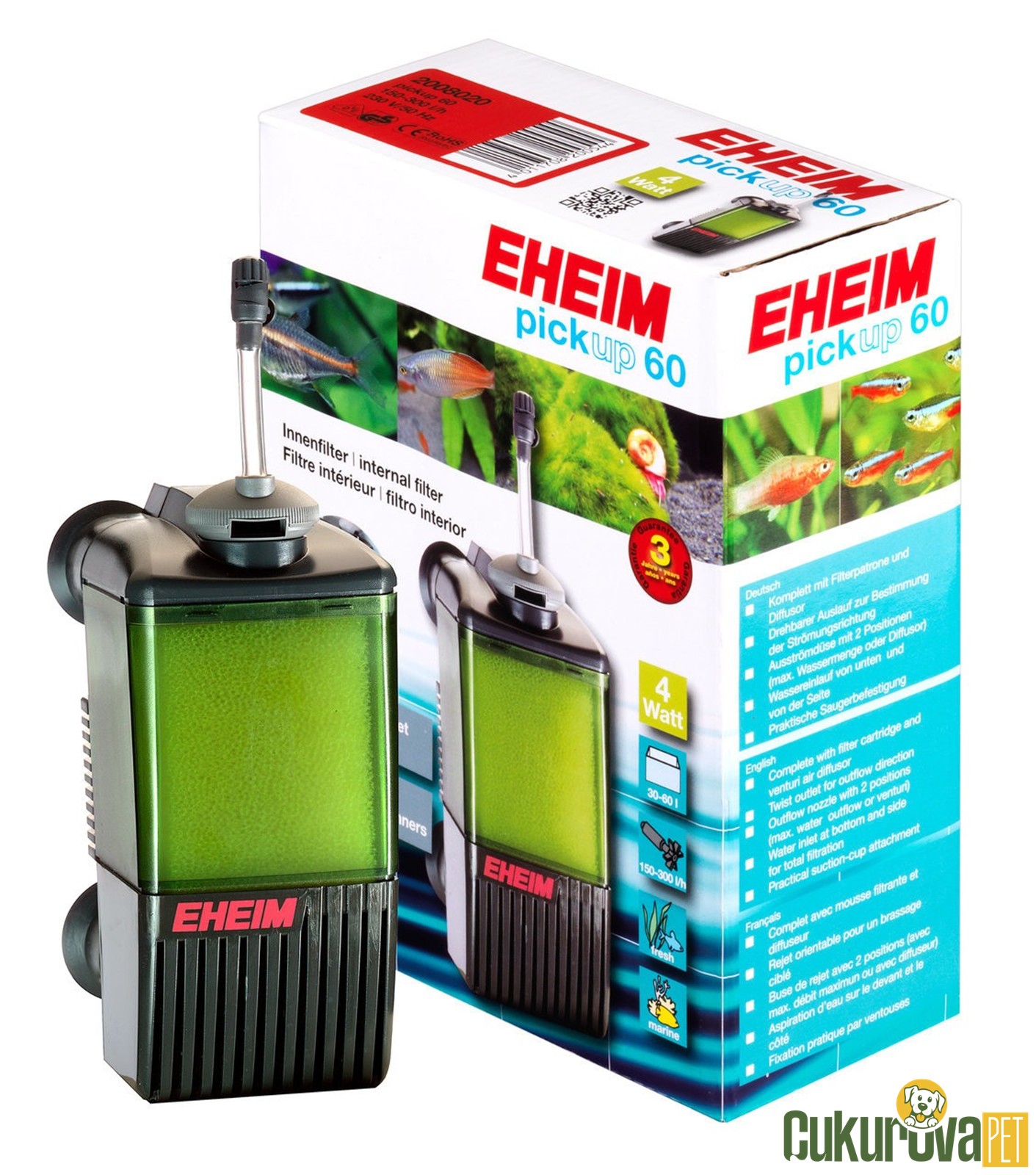 Eheim Pickup 60 - 2008 Akvaryum İç Filtre