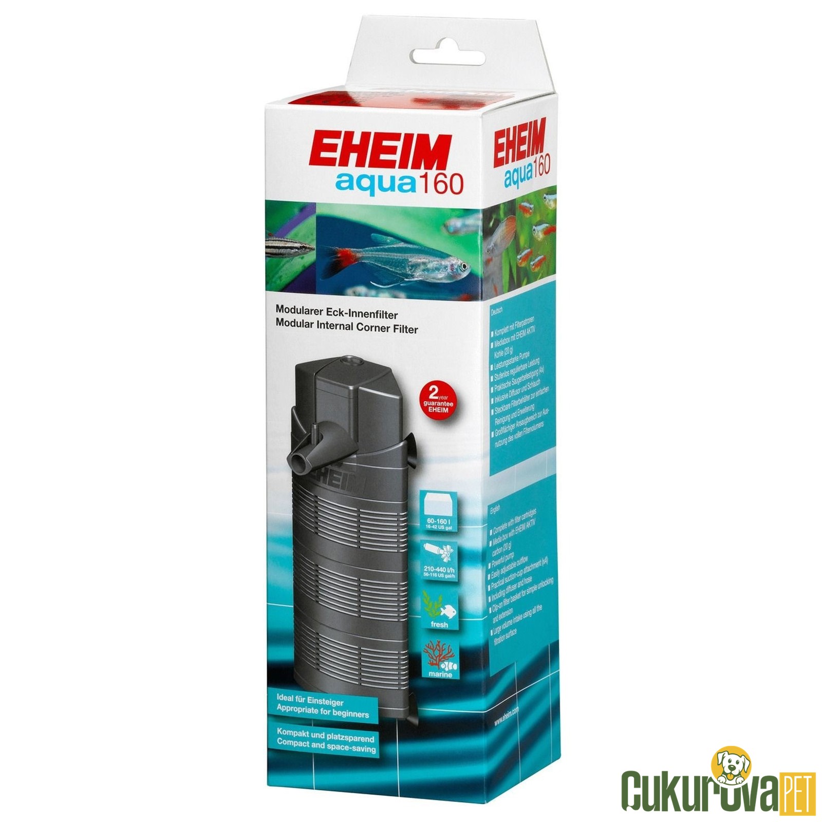 Eheim Aqua 160 - 2207 Akvaryum İç Filtre