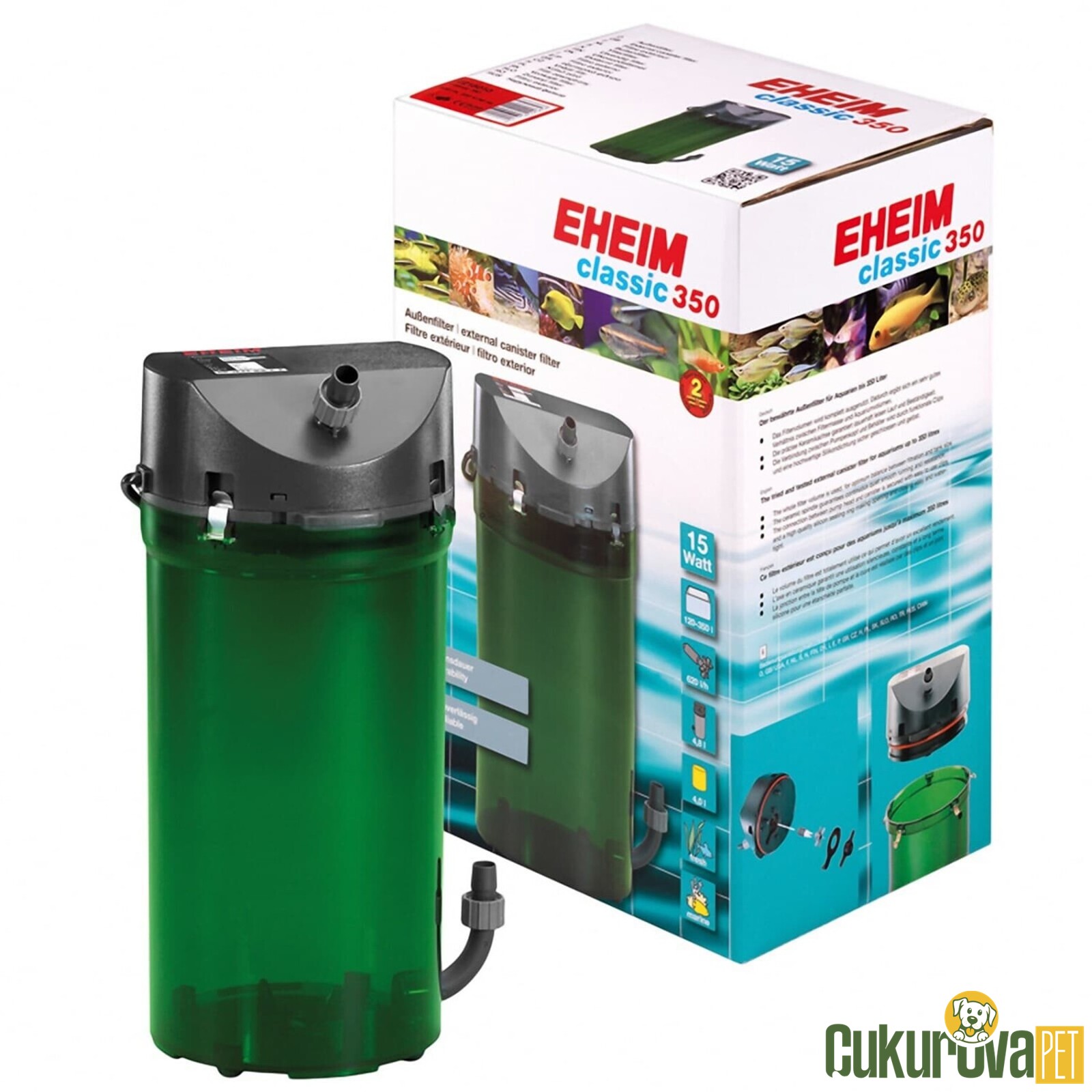 Eheim Classic 350 - 2215 Akvaryum Dış Filtre