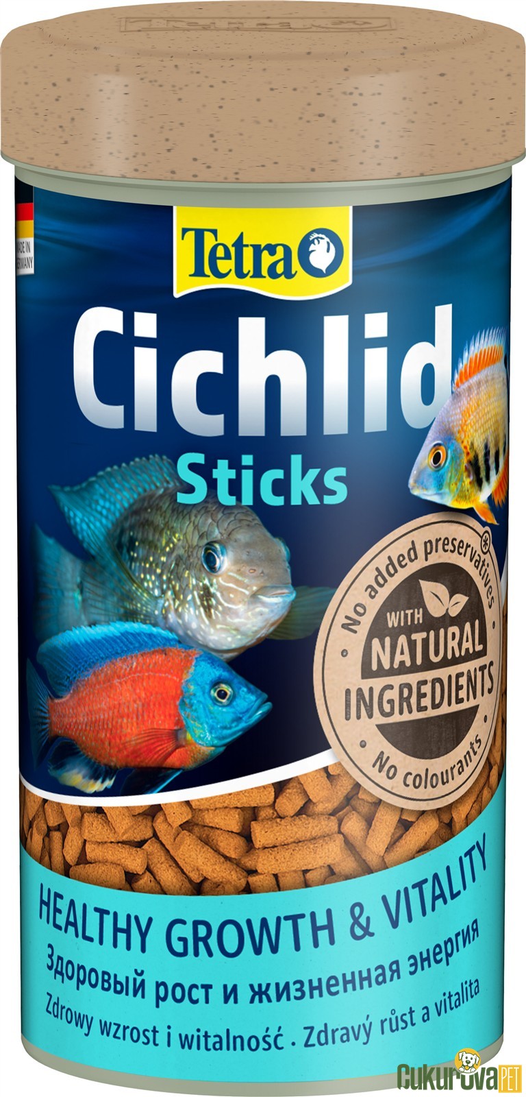 Tetra Cichlid Sticks Stick Yem 100 Ml - 30 Gr