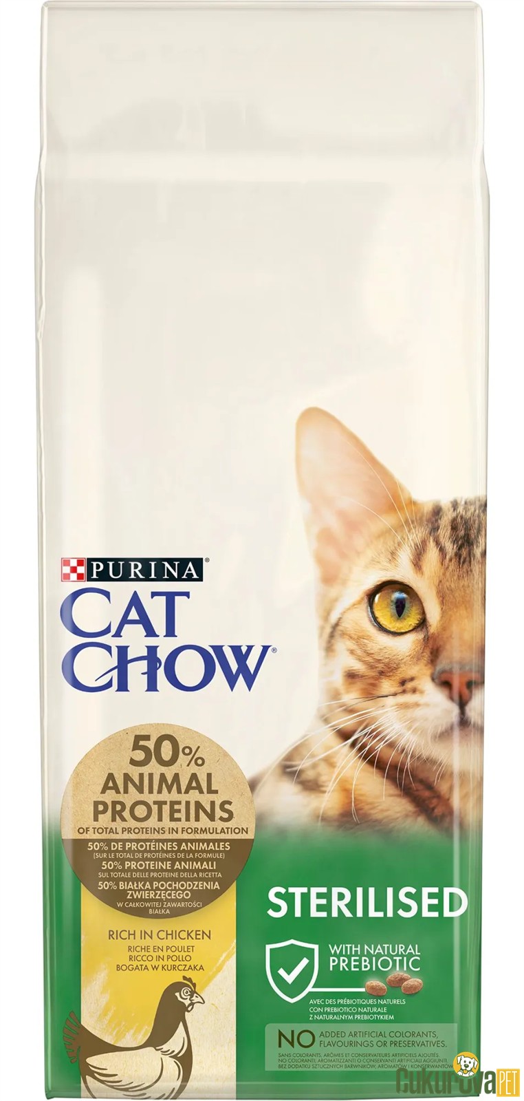 Cat Chow Sterilised Tavuklu Kısırlaştırılmış Kedi Maması 15 Kg