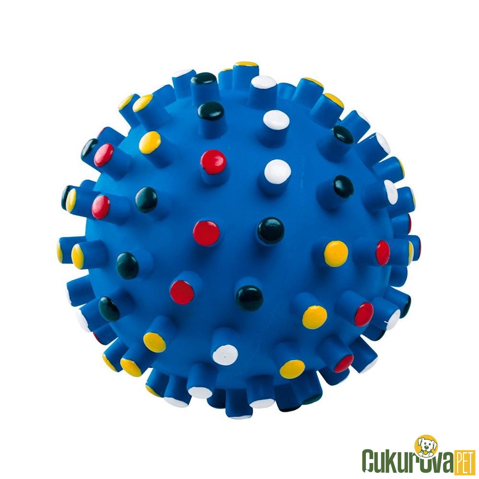 Ferplast Kauçuk Vinil Disko Topu Köpek Oyuncağı 10 Cm