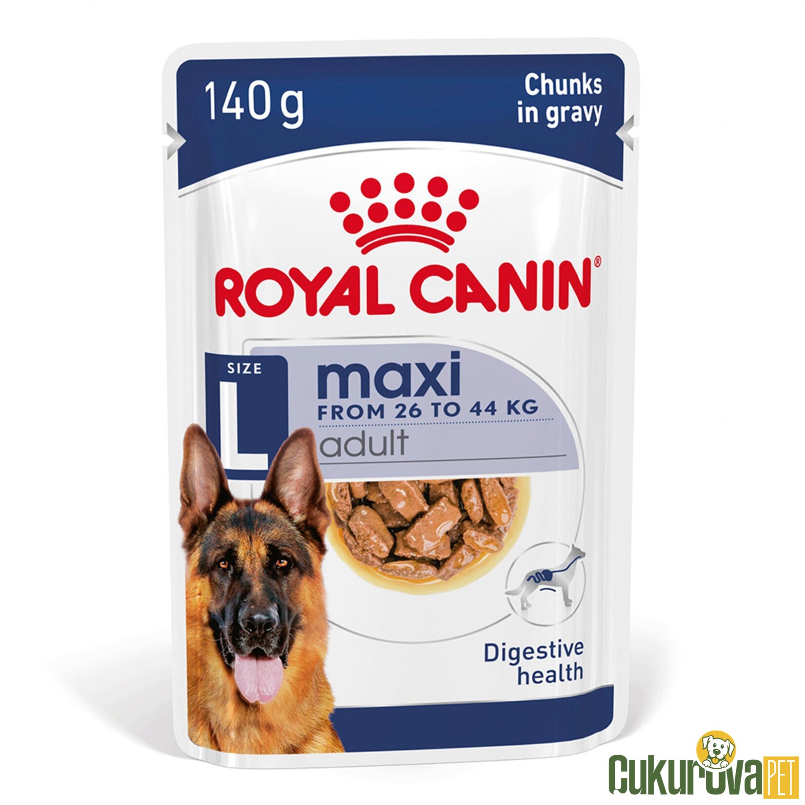 Royal Canin Maxi Adult In Gravy Yetişkin Köpek Yaş Maması 140 Gr