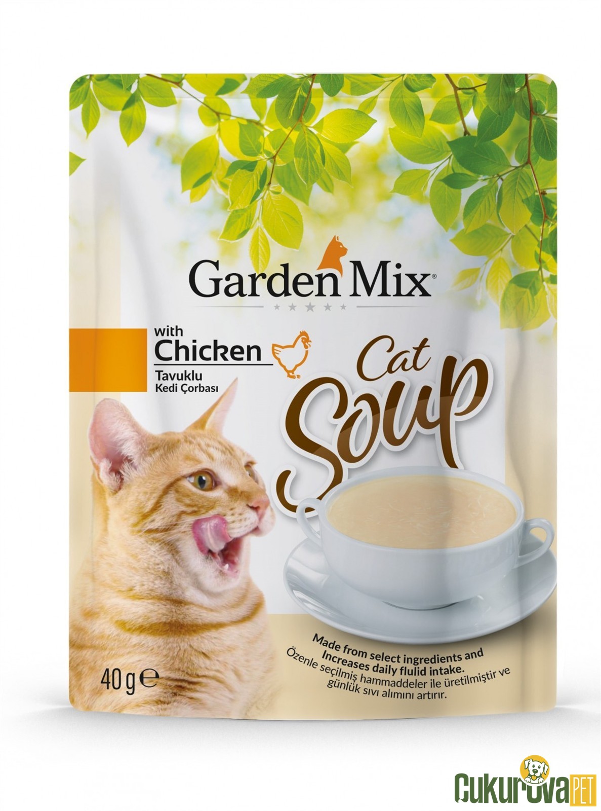 GardenMix Cat Soup Chicken Tavuklu Kedi Çorbası 40 Gr