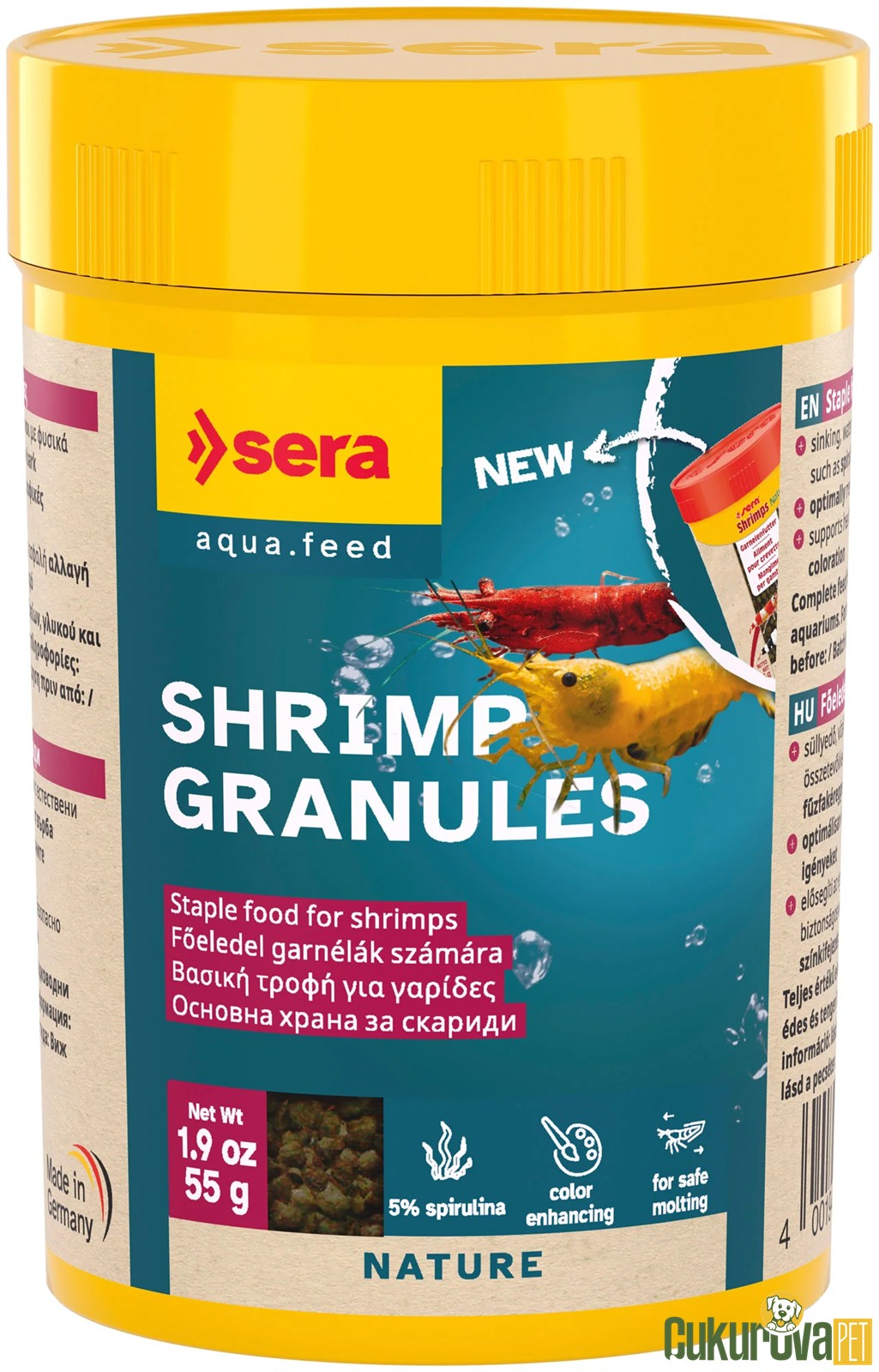 Sera Shrimp Granules Granül Yem 100 Ml - 55 Gr