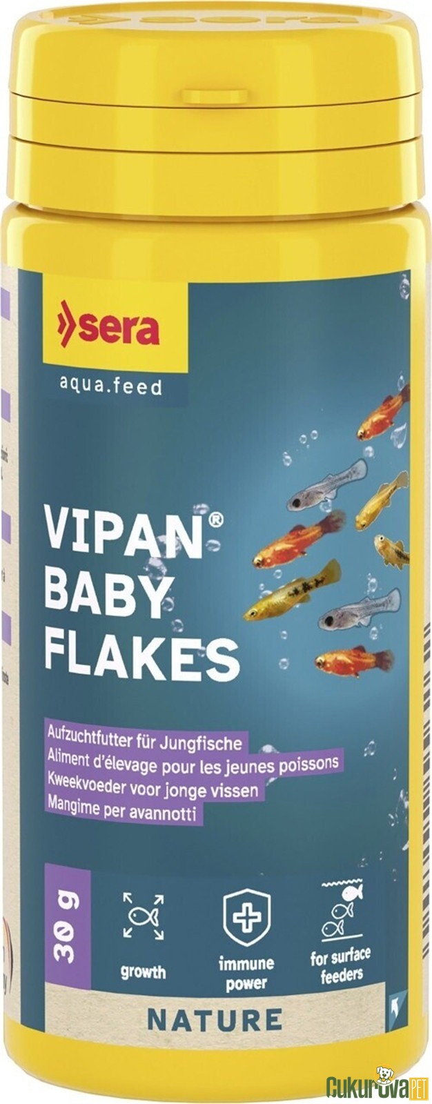 Sera Vipan Baby Flakes Nature Pul Yem 50 Ml - 30 Gr