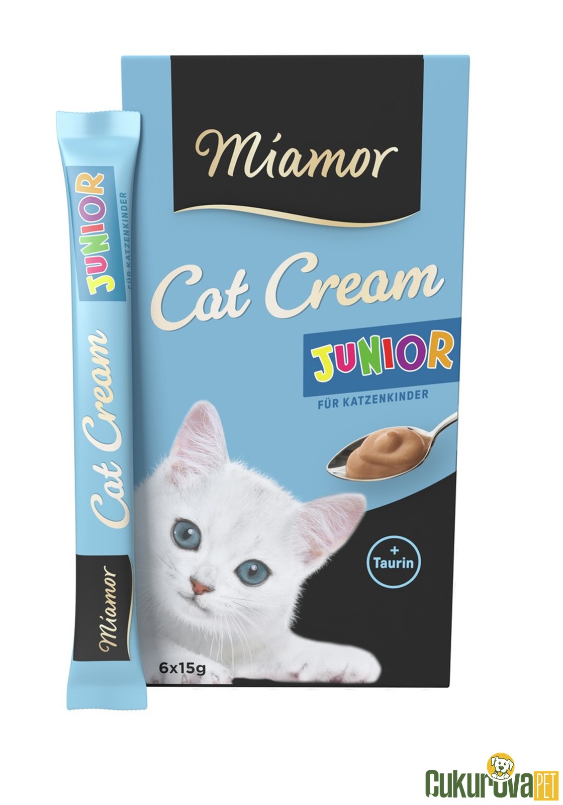 Miamor Cat Cream Junior Taurinli Yavru Kedi Ödül Kreması 6 x 15 Gr