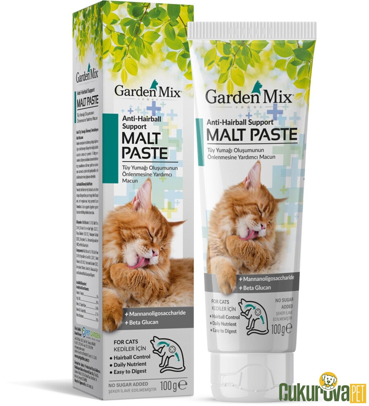 GardenMix Anti-Hairball Support Malt Paste Kedi Malt Macunu 100 Gr