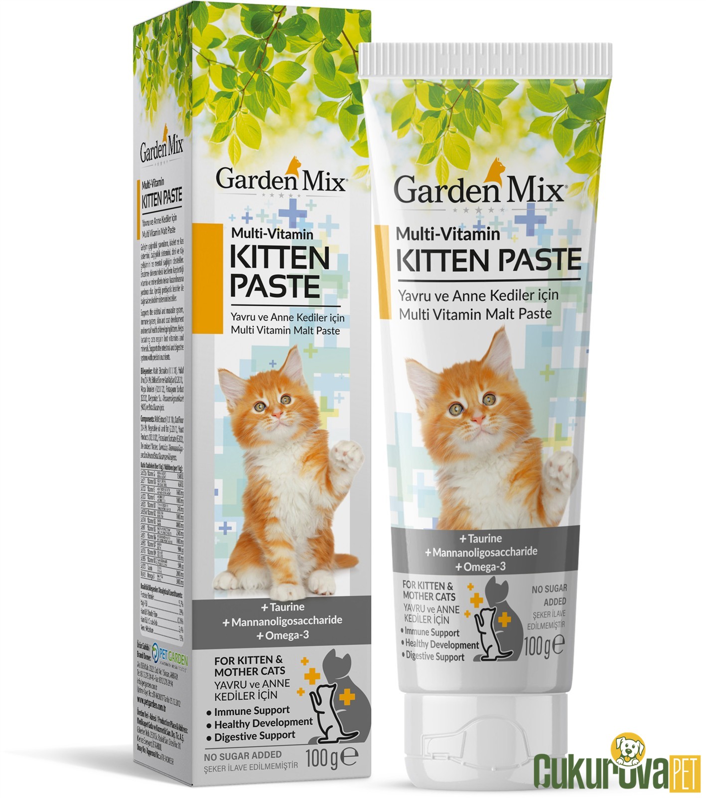 GardenMix Multi-Vitamin Kitten Paste Yavru Kedi Vitamin Macunu 100 Gr