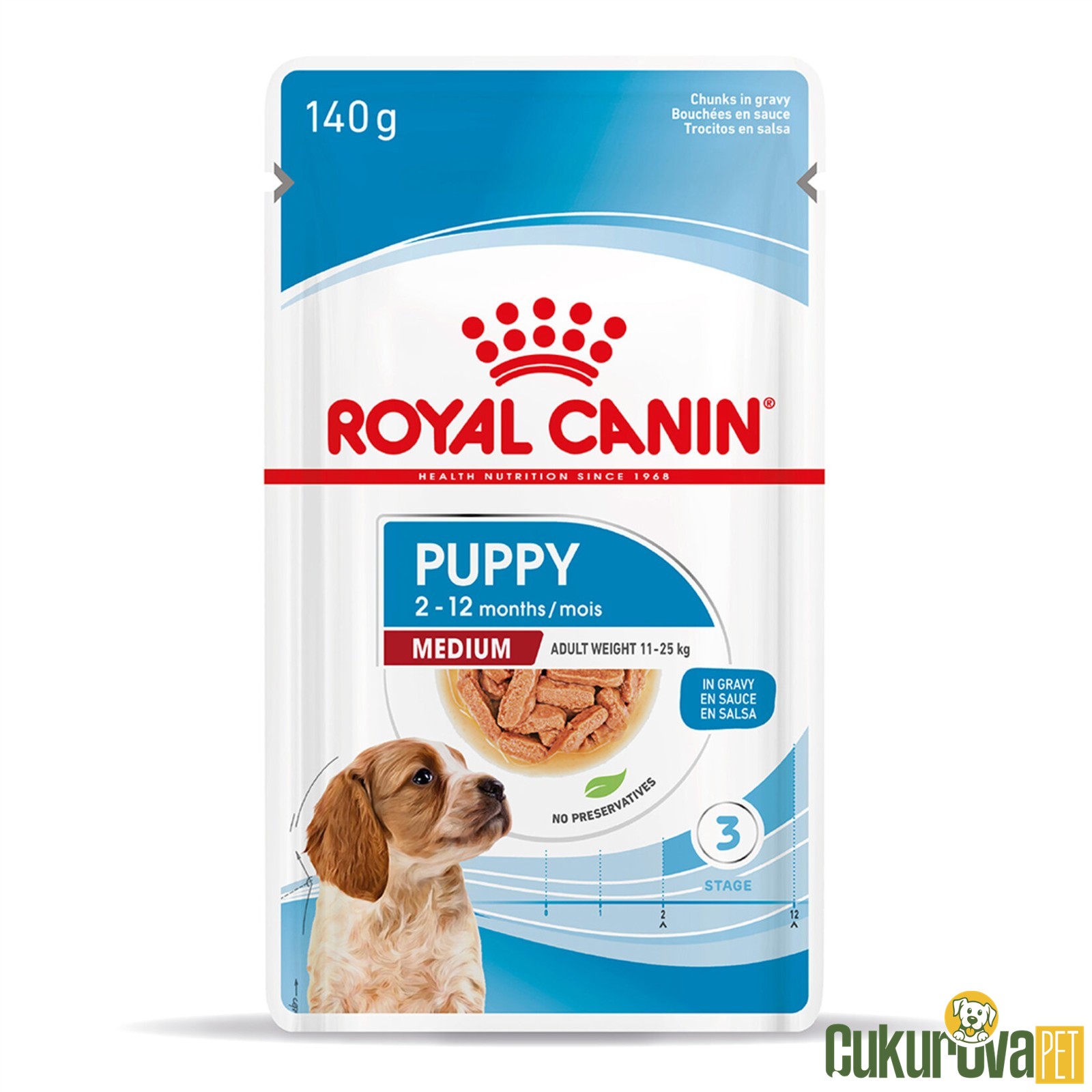 Royal Canin Puppy Medium In Gravy Yavru Köpek Yaş Maması 140 Gr