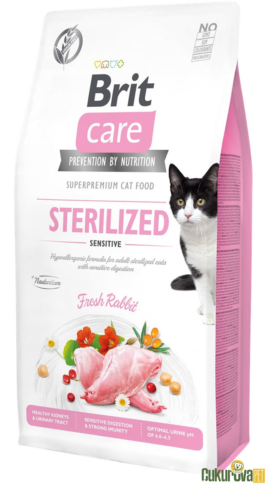 Brit Care Sterilised Tavşanlı Kısırlaştırılmış Kedi Maması 2 Kg