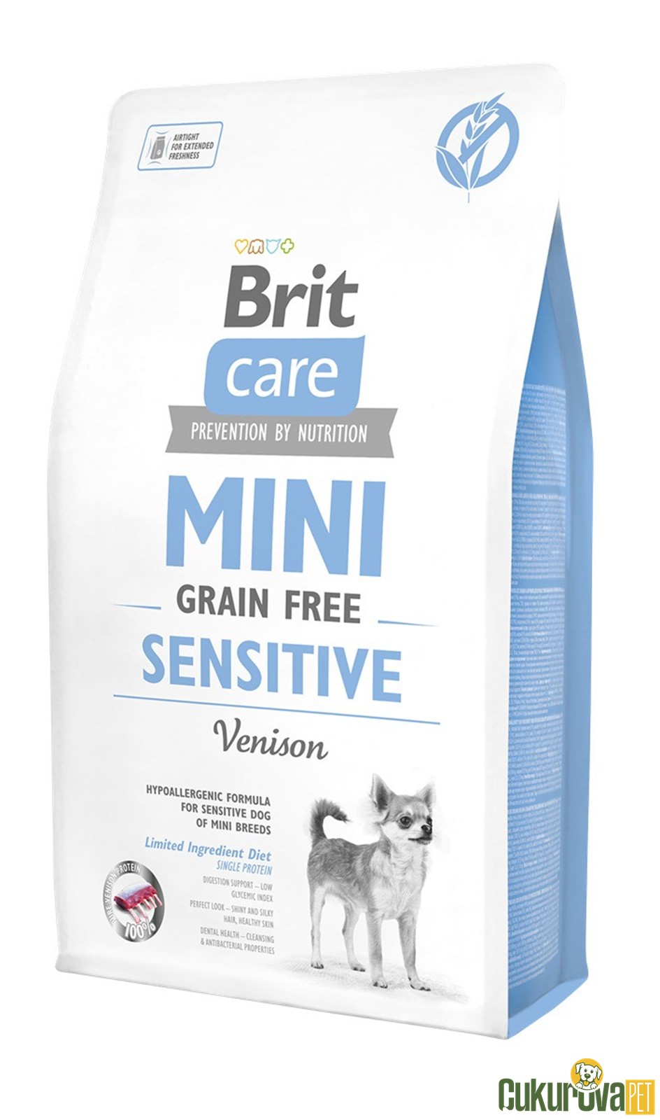 Brit Care Mini Sensitive Geyikli Yetişkin Köpek Maması 2 Kg