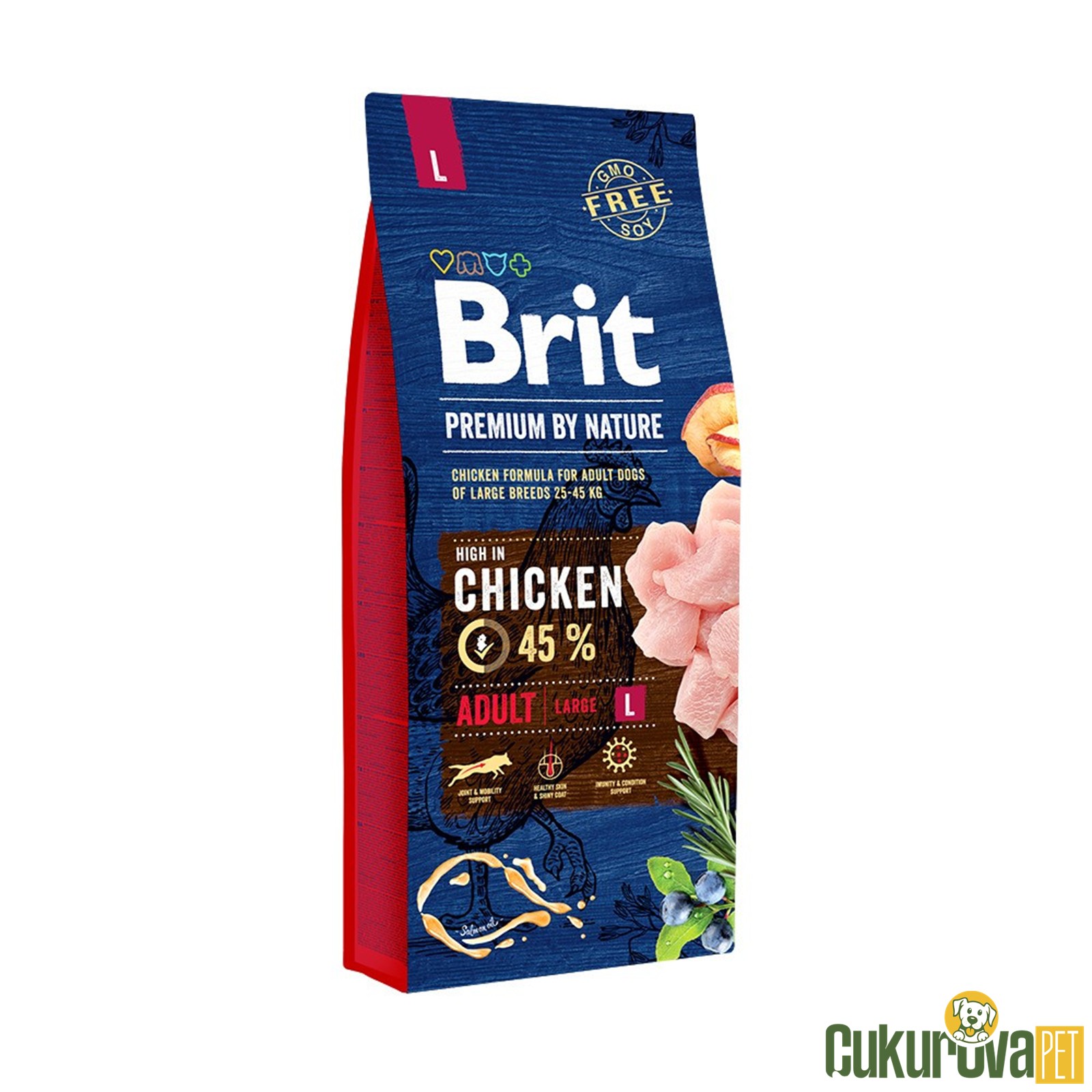 Brit Premium By Nature Tavuklu Yetişkin Köpek Maması 15 Kg