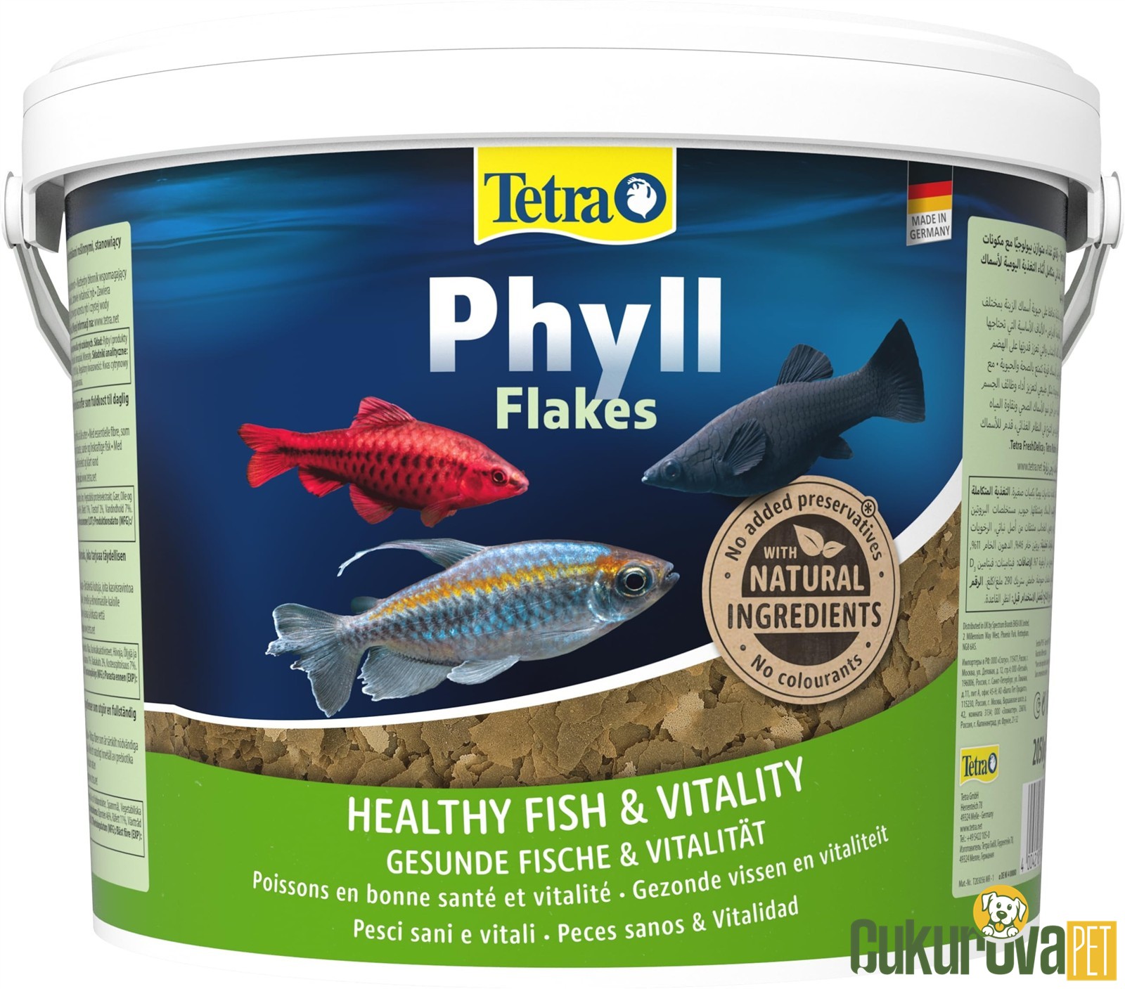 Tetra Phyll Flakes Pul Yem 10 L - 2050 Gr