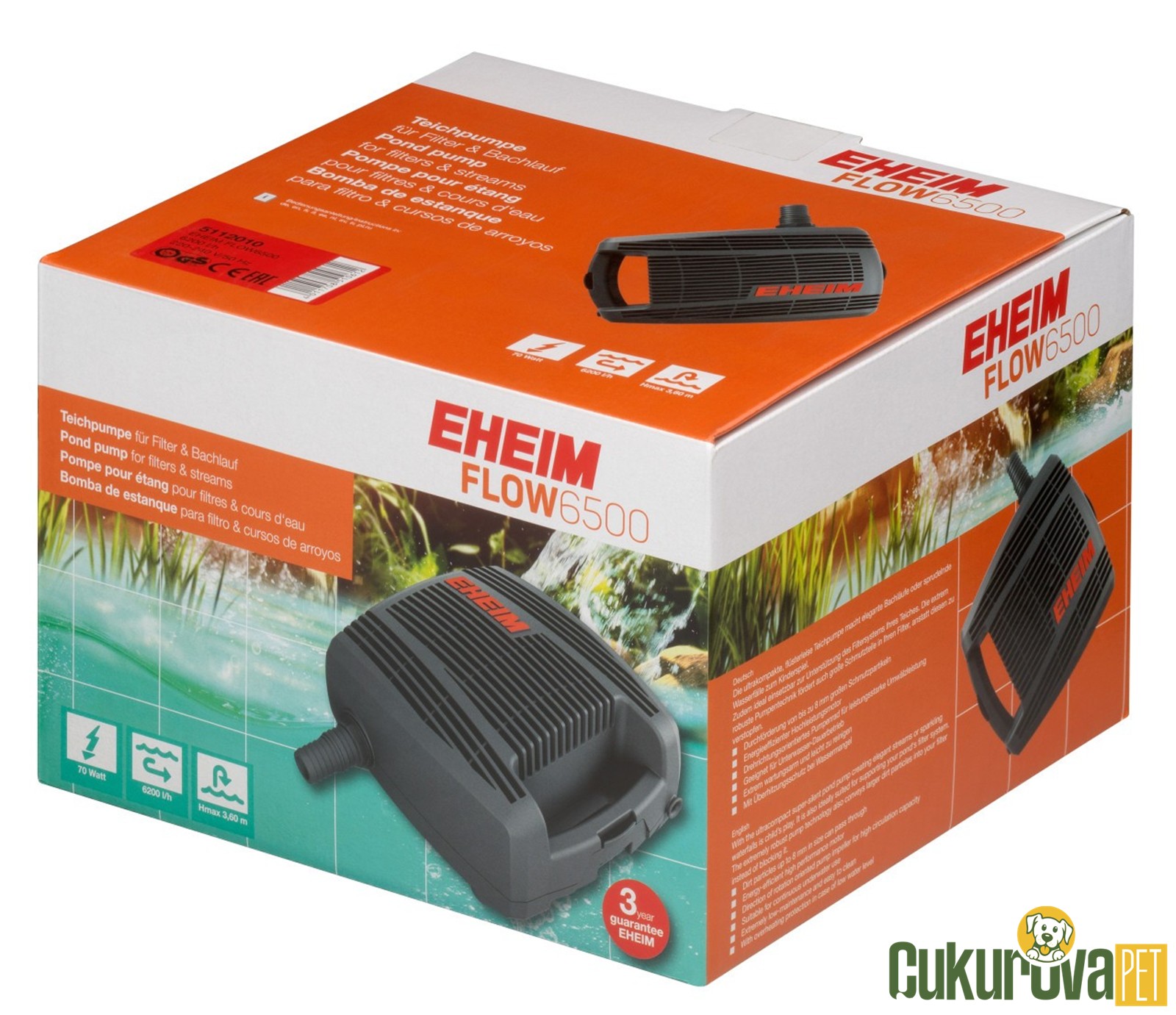 Eheim Pond Flow 6500 Havuz Kafa Motoru