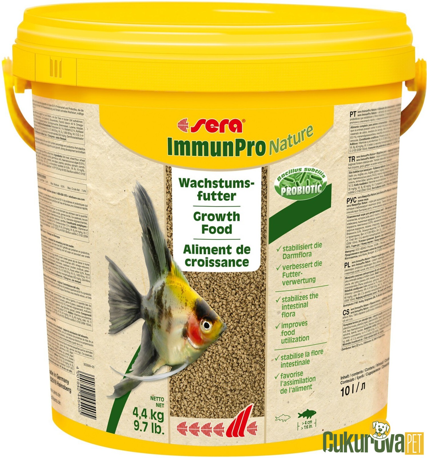 Sera ImmunPro Nature Granül Yem 10 L - 4.4 Kg