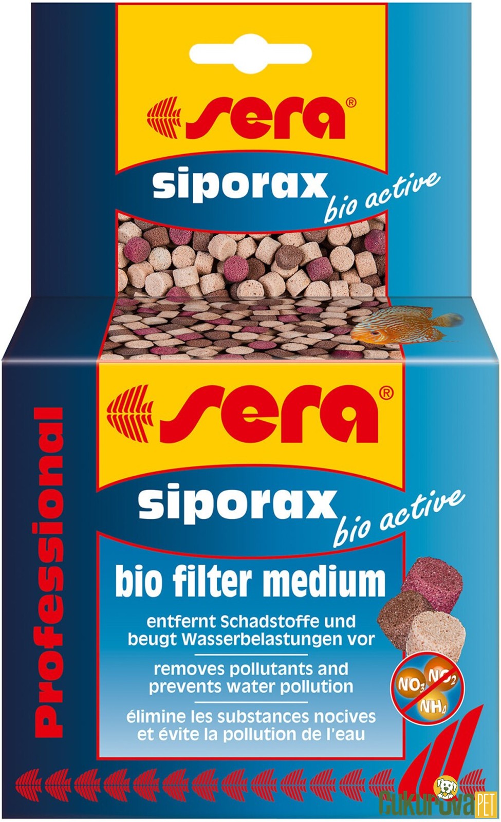 Sera Siporax Bio Active Biyolojik Filtre Malzemesi 210 Gr