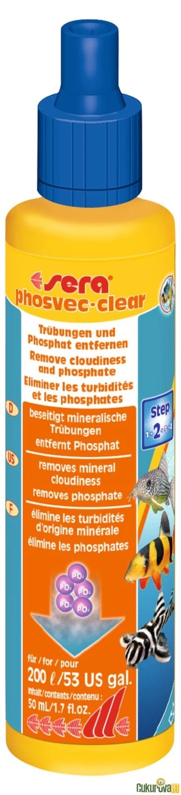 Sera Phosvec-Clear Berraklaştırıcı Su Düzenleyici 50 Ml