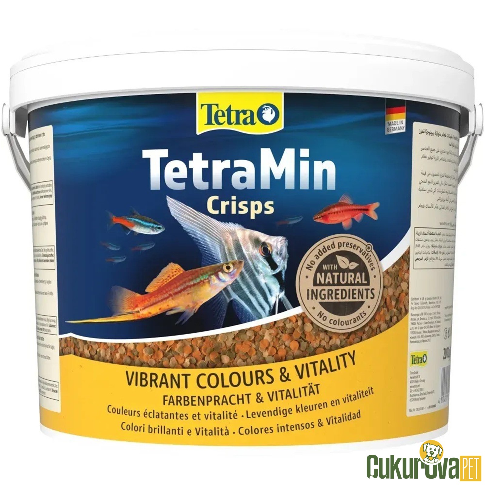 Tetra TetraMin Crips Pul Yem 10 L - 2 Kg