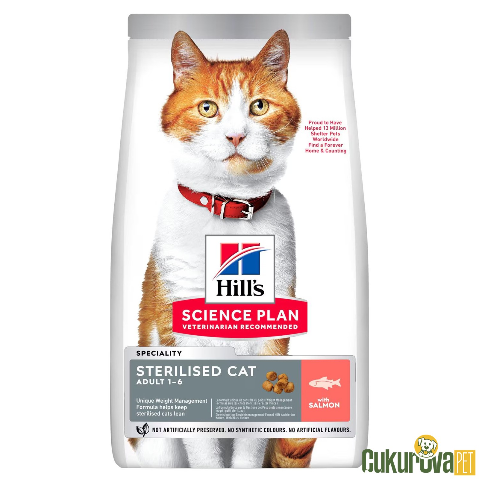 Hill's Science Plan Sterilised Somonlu Kısırlaştırılmış Kedi Maması 3 Kg