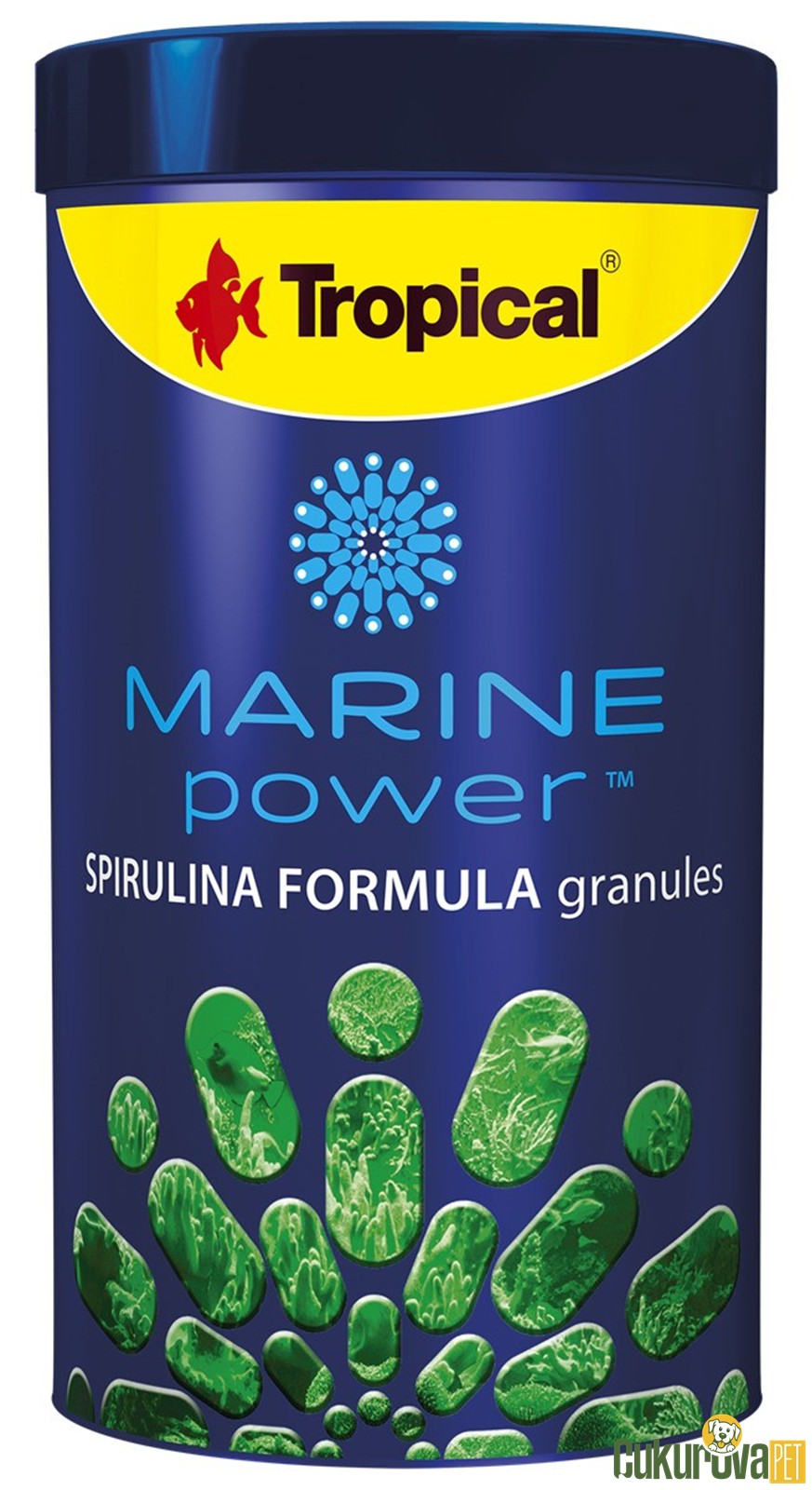 Tropical Marine Power Spirulina Formula Granules Granül Yem 1000 Ml - 600 Gr