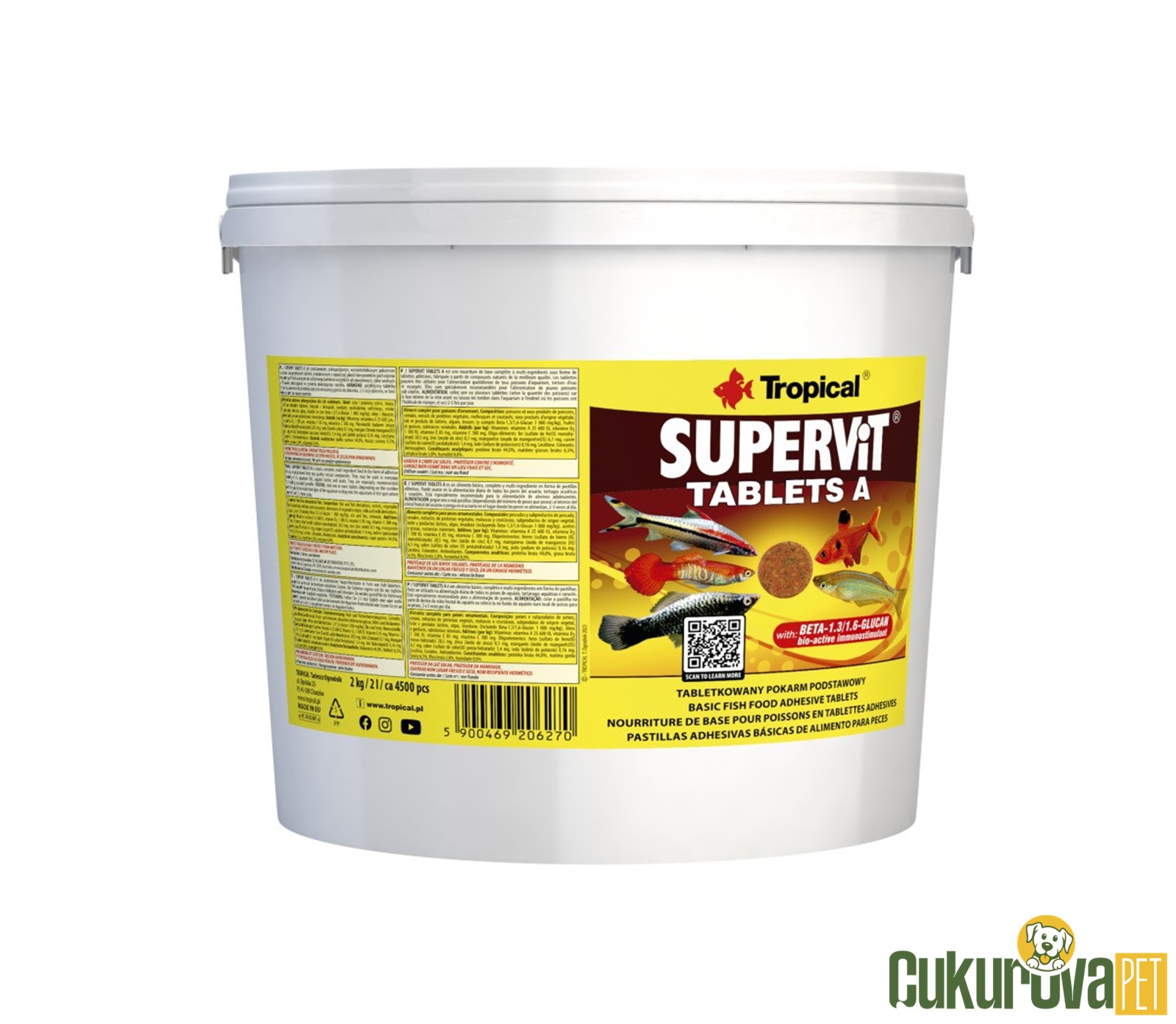 Tropical Supervit Tablest A Tablet Yem 2 L - 2 Kg