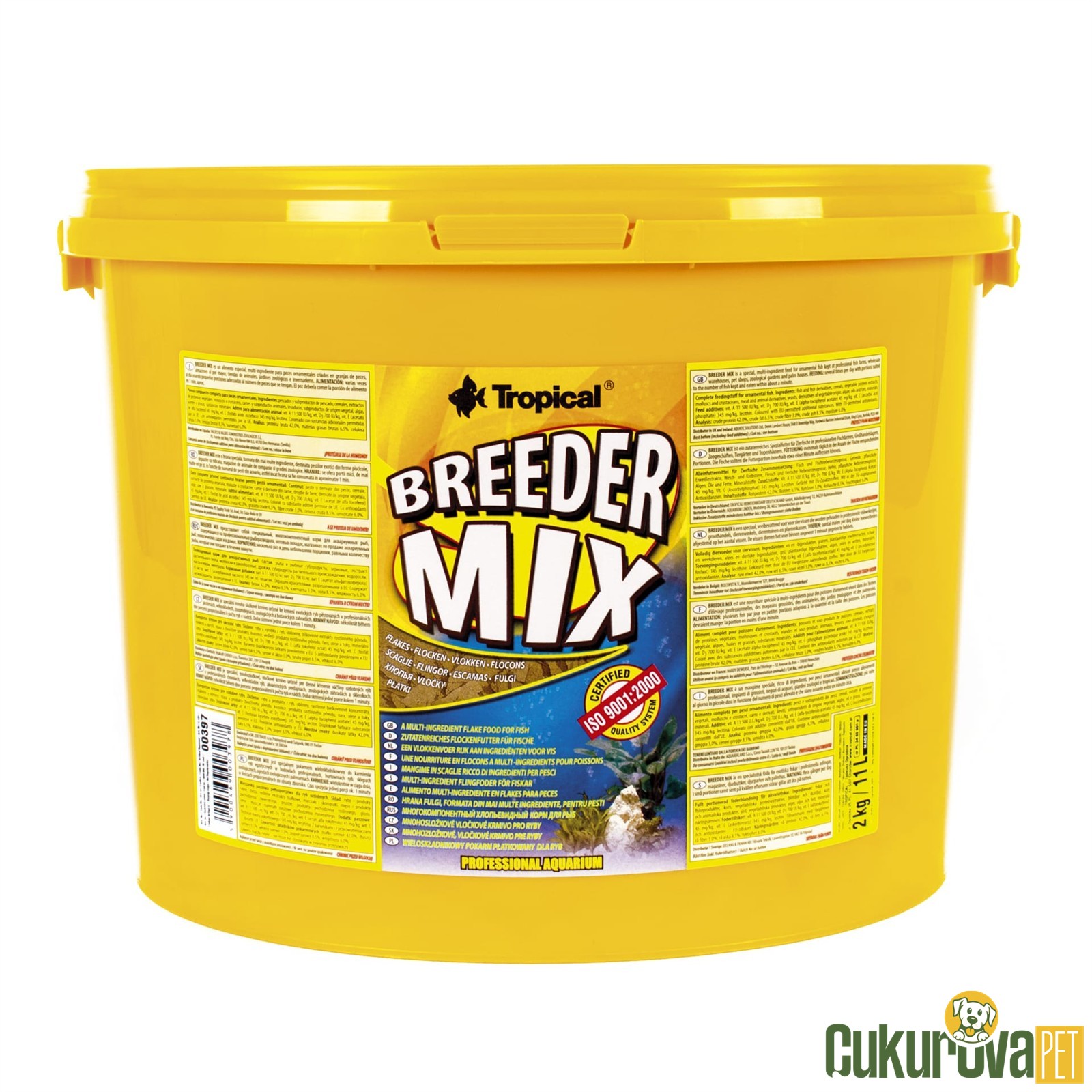 Tropical Breeder Mix Pul Yem 11 L - 2 Kg