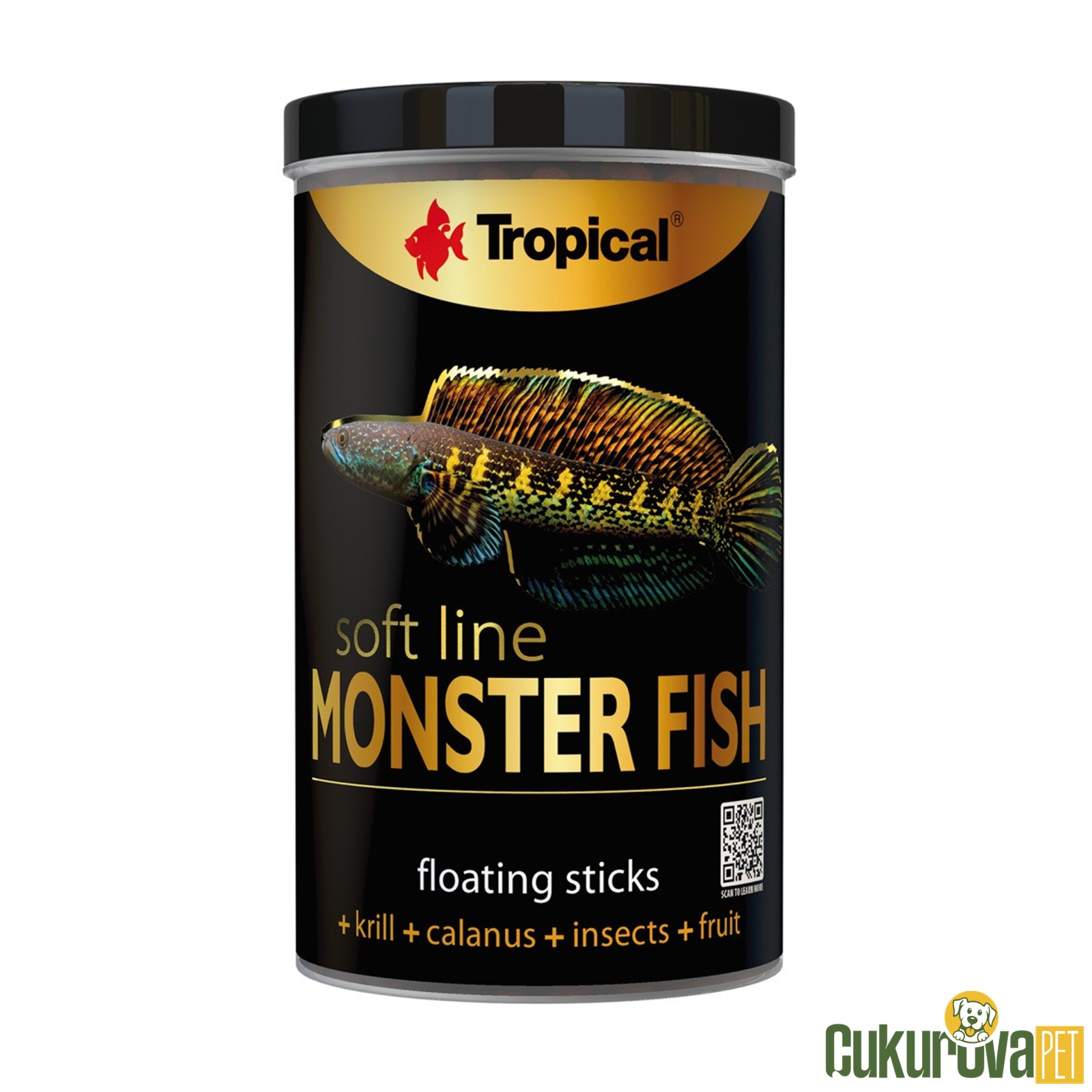 Tropical Soft Line Monster Fish Stick Yem 1000 Ml - 320 Gr