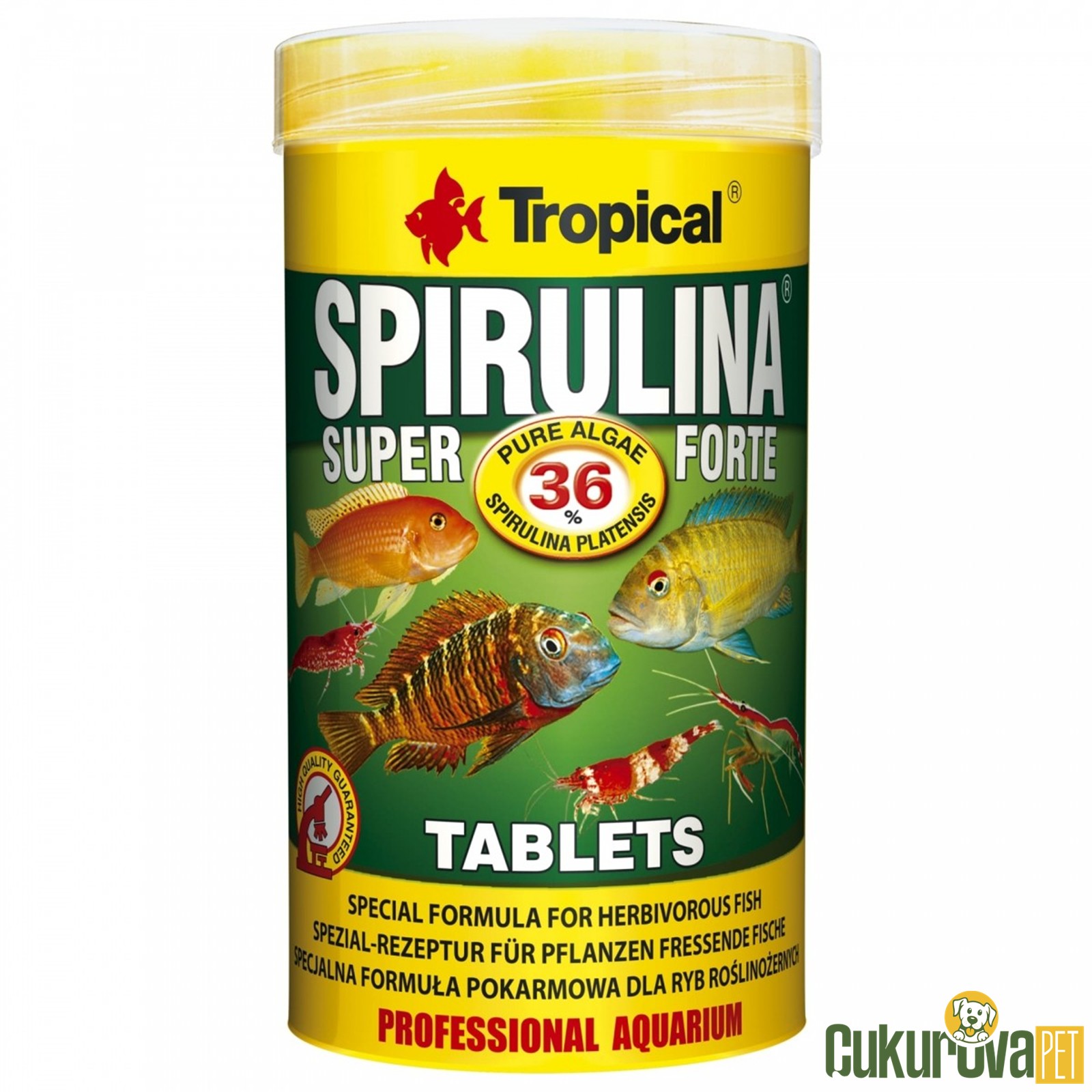 Tropical Spirulina Super Forte Tablets Tablet Yem 250 Ml - 150 Gr