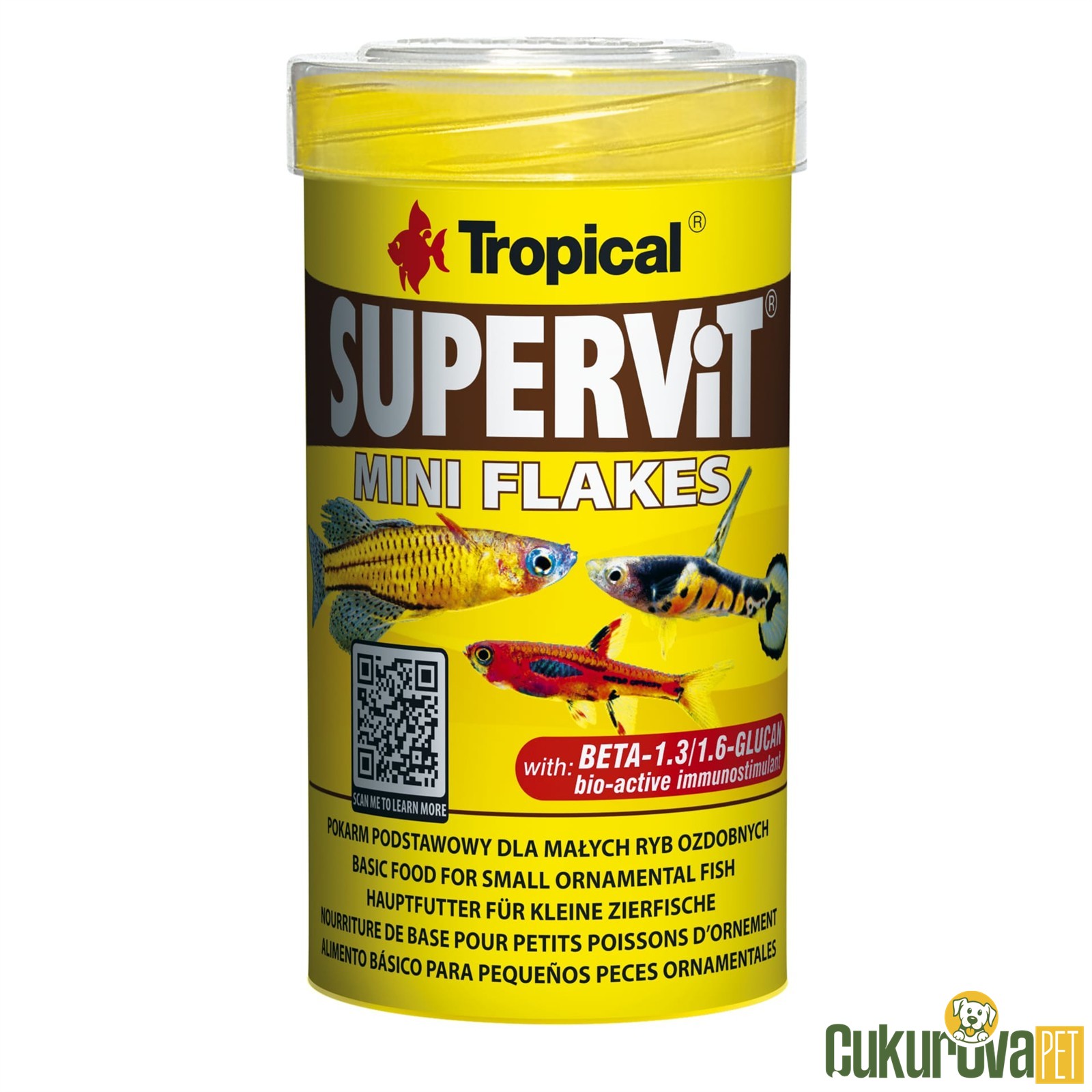 Tropical Supervit Mini Flakes Pul Yem 100 Ml - 44 Gr