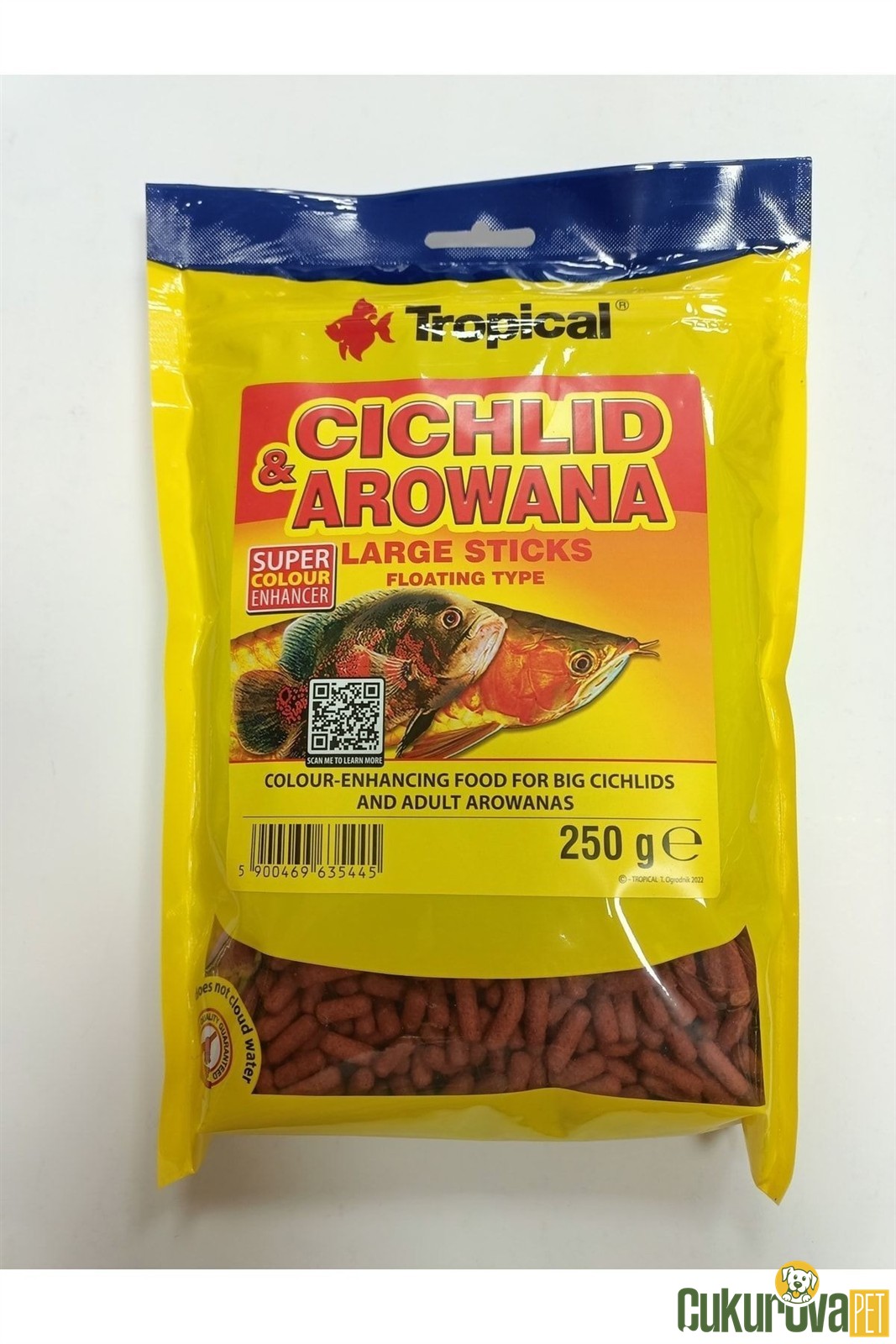 Tropical Cichlid&Arowana Large Sticks Stick Yem 250 Gr