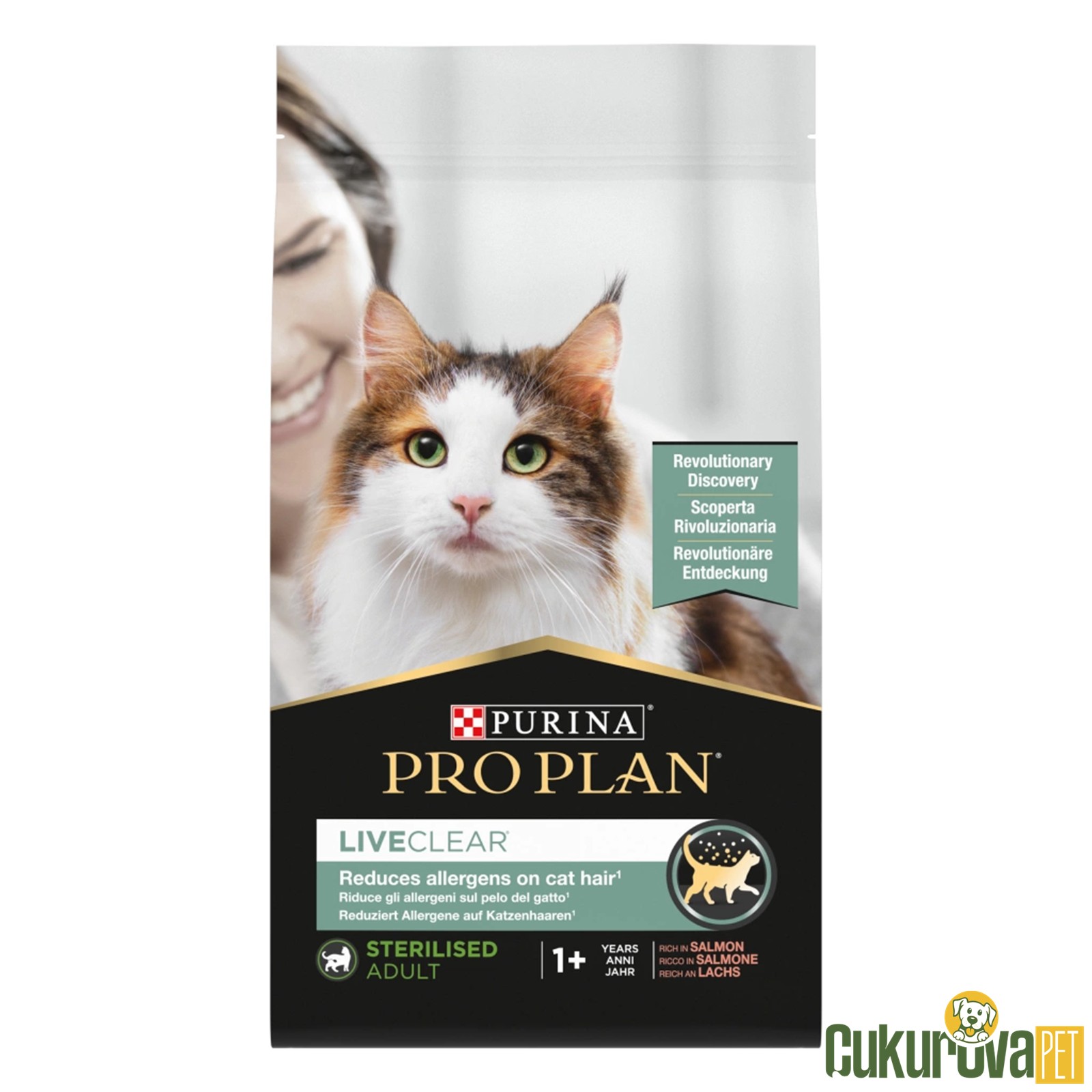 Pro Plan LiveClear Sterilised Somonlu Kısırlaştırılmış Kedi Maması 1.4 Kg