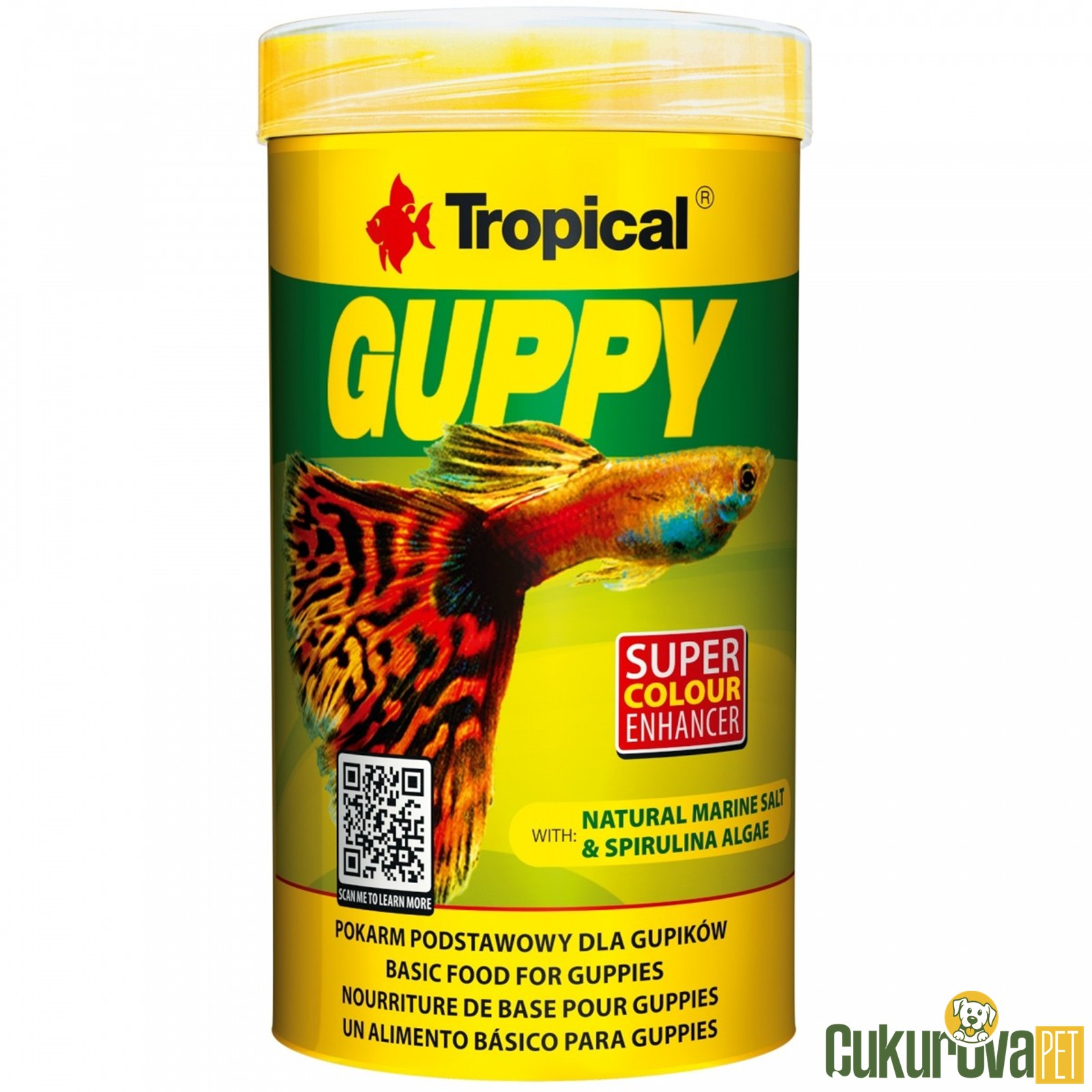 Tropical Guppy Pul Yem 250 Ml - 50 Gr