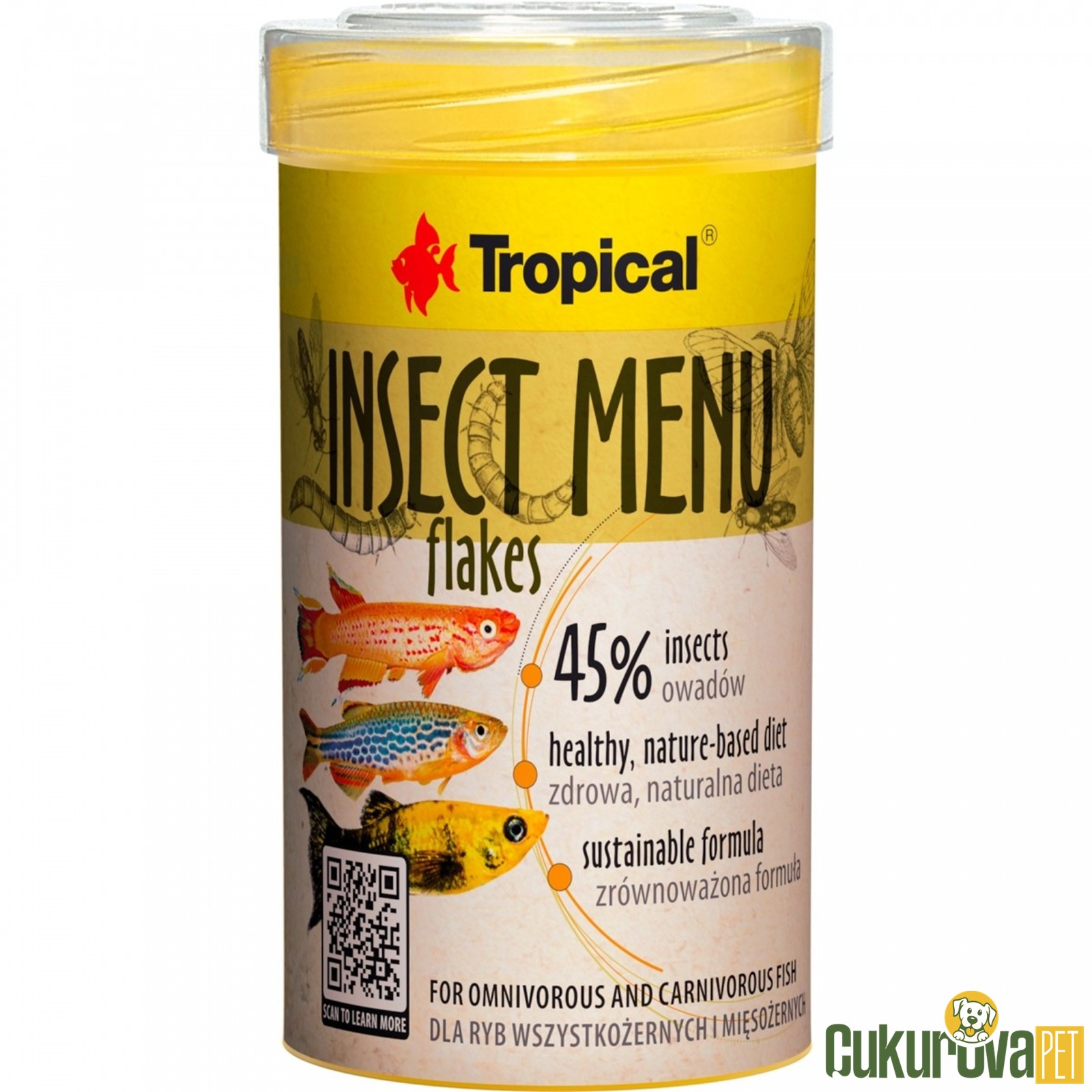 Tropical Insect Menu Flakes Pul Yem 100 Ml - 20 Gr