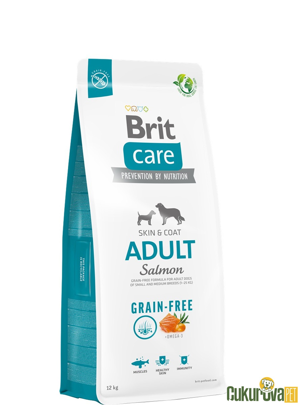 Brit Care Skin&Coat Adult Somonlu Yetişki̇n Köpek Maması 12 Kg