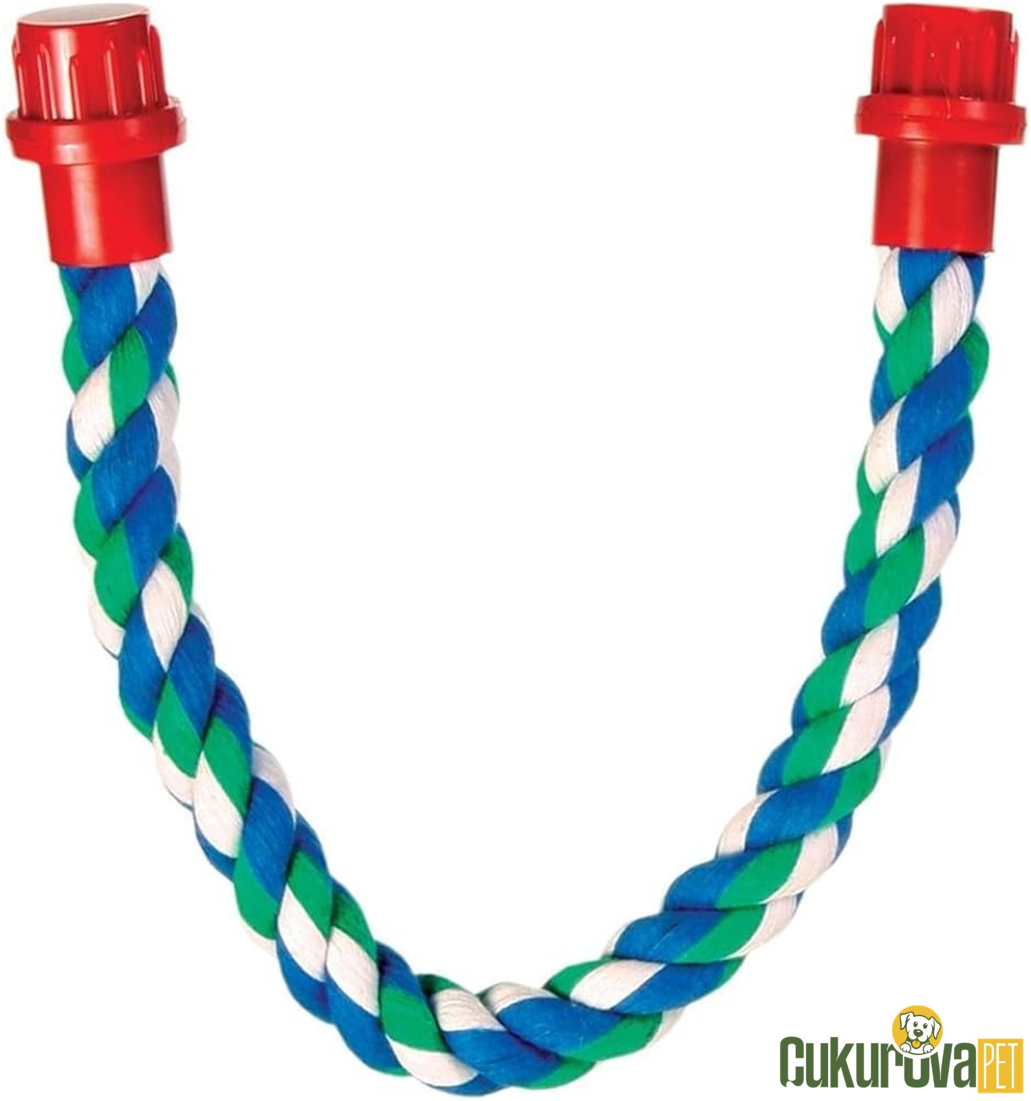 Trixie Koton Papağan Tüneği Karışık Renkli - 37 Cm - 16 Mm