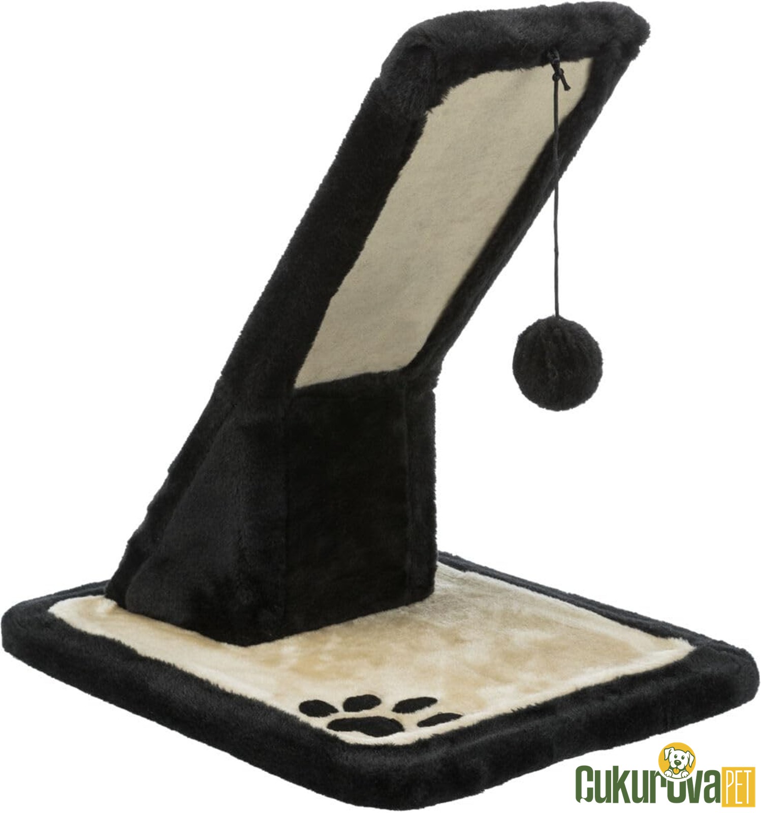 Trixie Kedi Tirmalama ve Oyun Tahtası Krem - Siyah 42 Cm