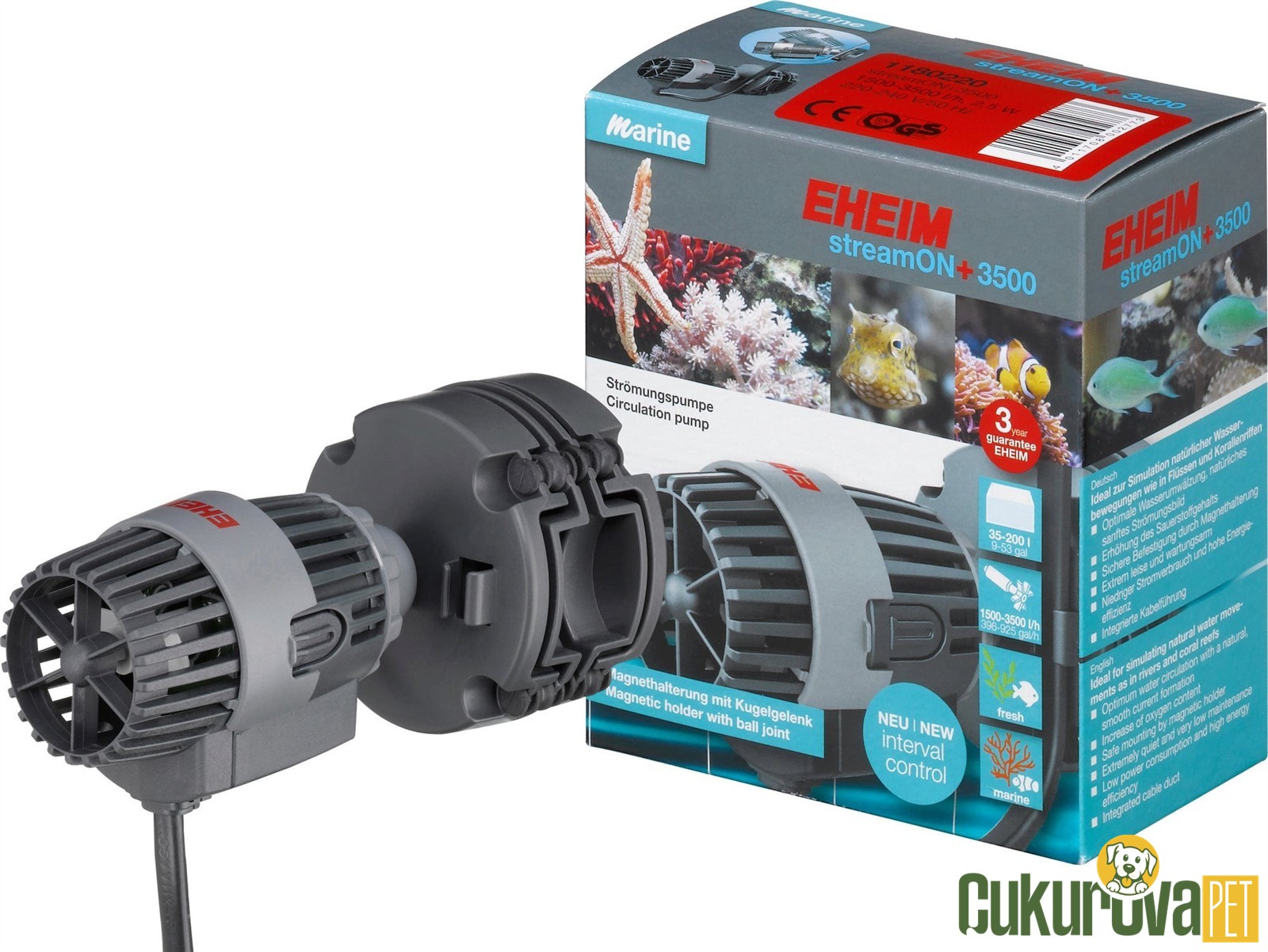 Eheim StreamOn+3500 Akvaryum Dalga Motoru