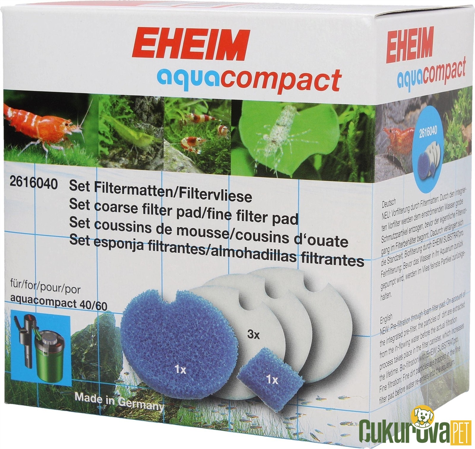 Eheim Aquacompact Filtre Süngeri