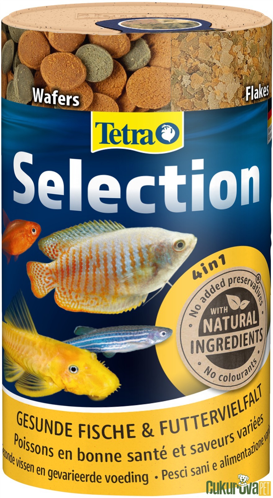 Tetra Selection Wafers - Flakes Karışık Çeşitli Yem 100 Ml - 45 Gr