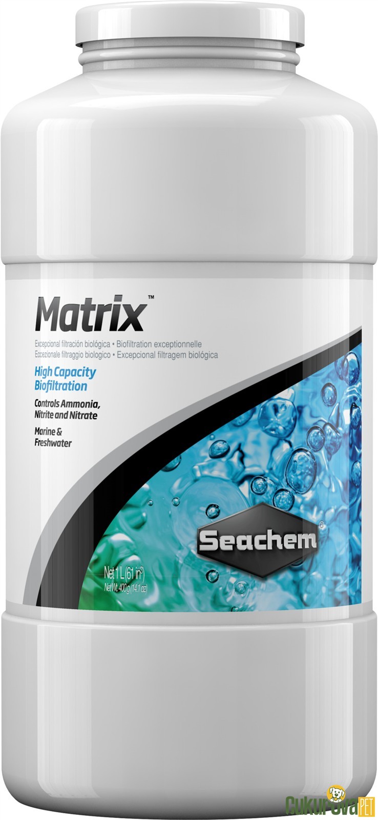 Seachem Matrix Biyolojik Filtre Malzemesi 1 L - 400 Gr