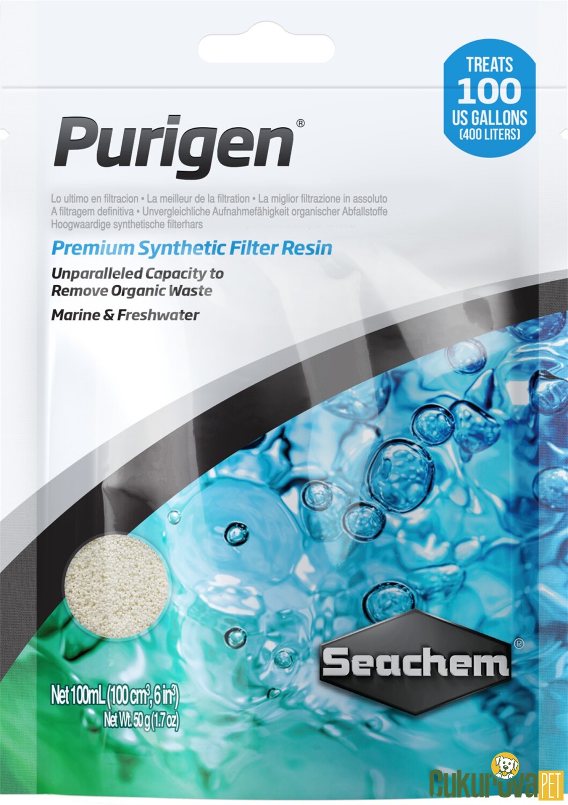 Seachem Purigen Kimyasal Filtre Malzemesi 100 Ml - 60 Gr