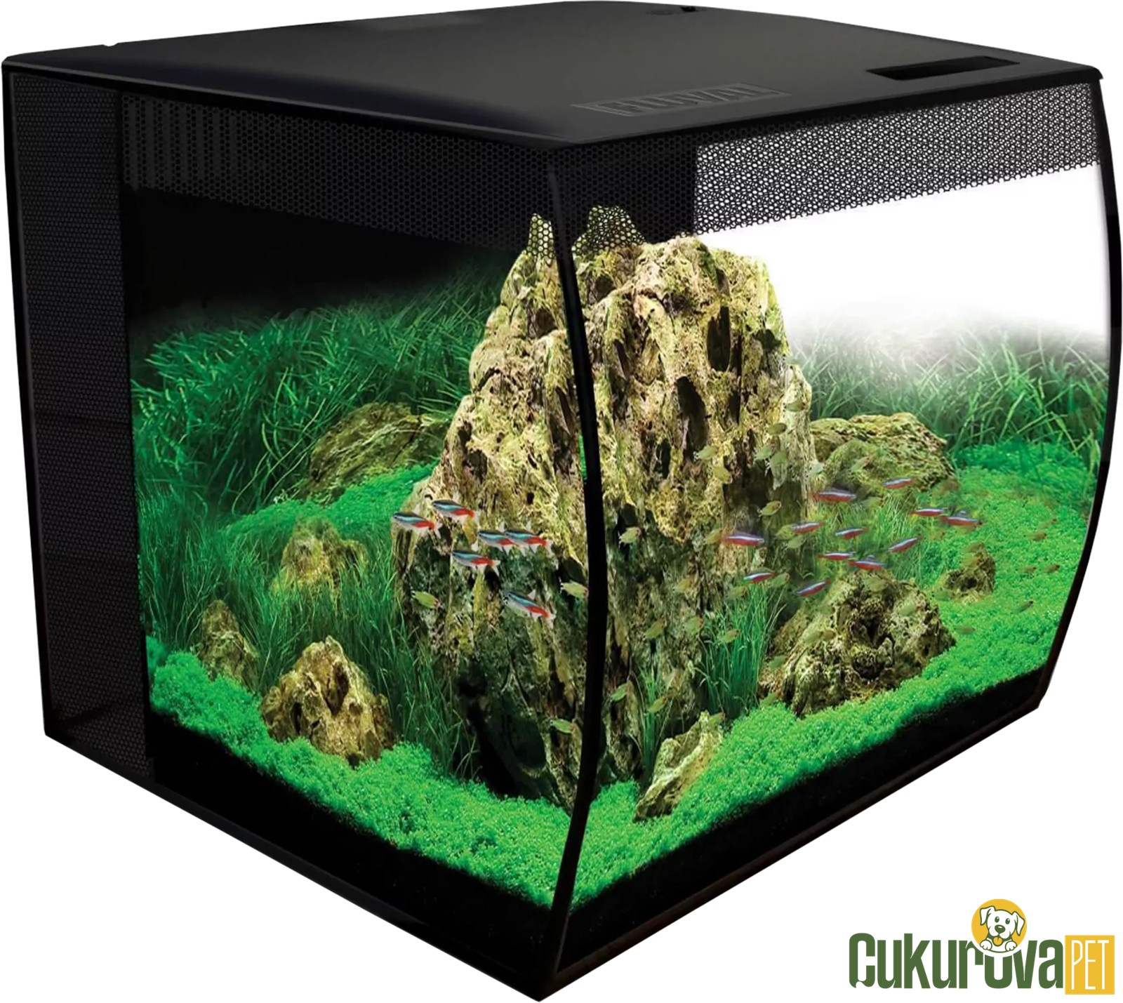Fluval Flex Akvaryum Seti 57 L - Siyah