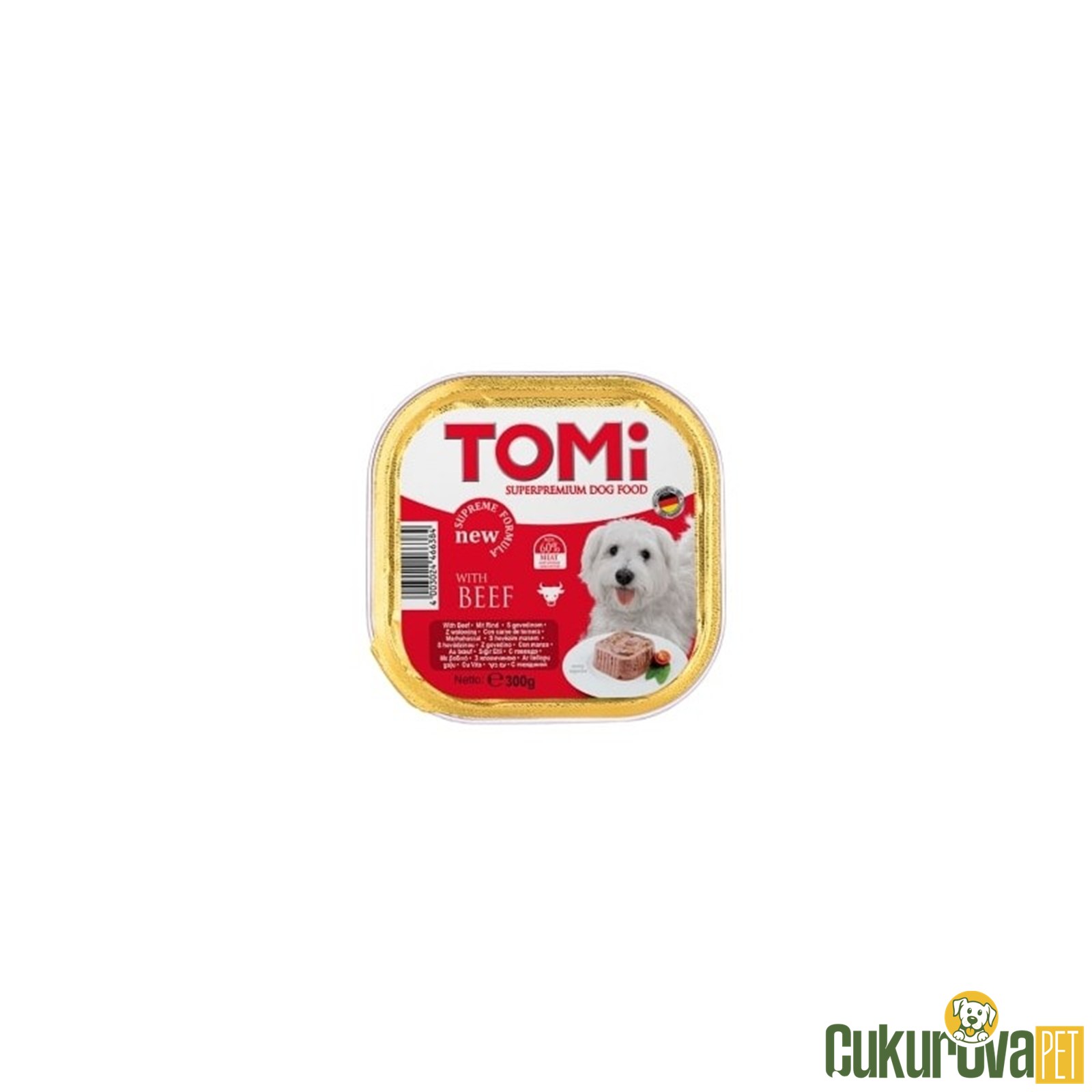 Tomi Dana Etli Yetişkin Köpek Yaş Maması 300 Gr