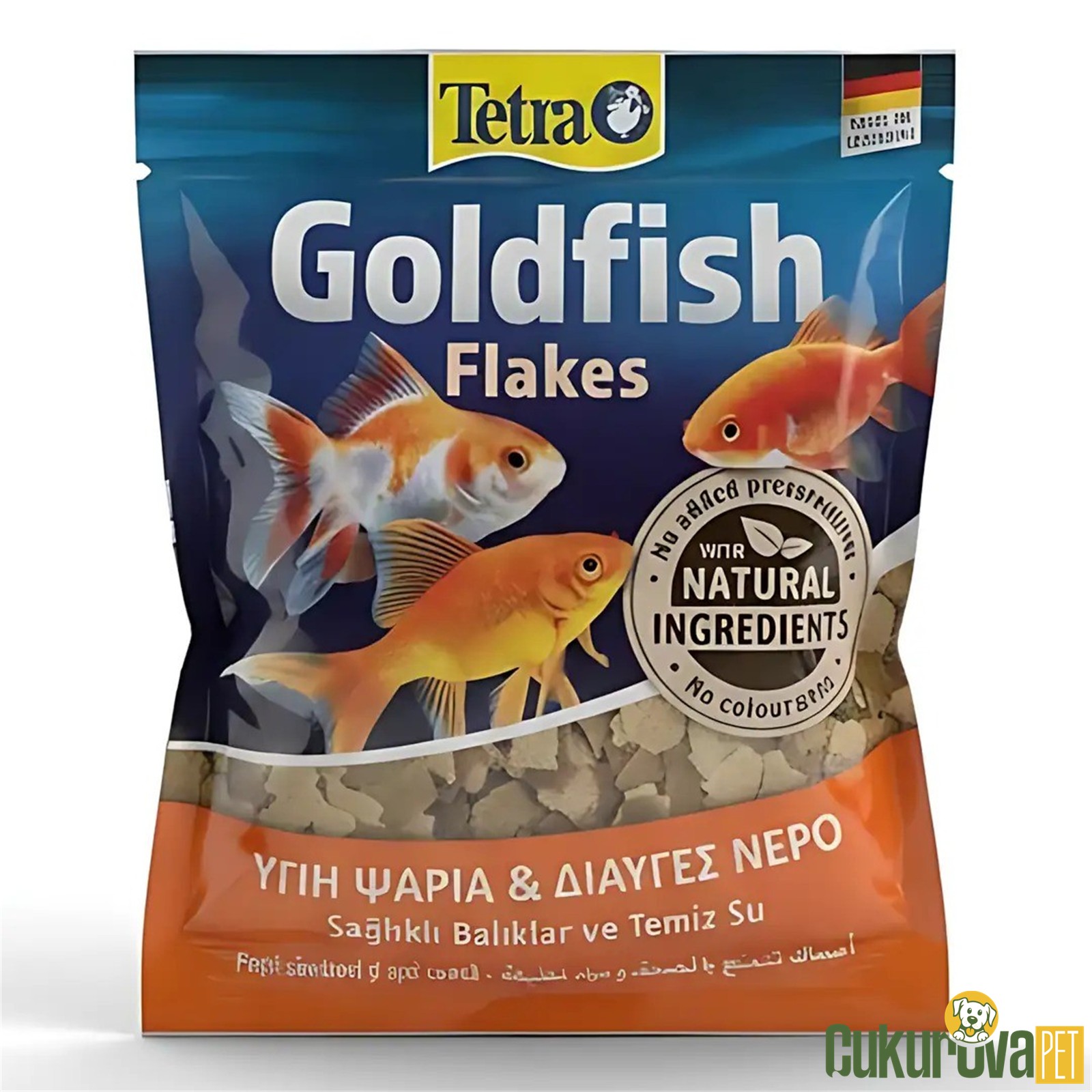Tetra Goldfish Flakes Pul Yem 12 Gr