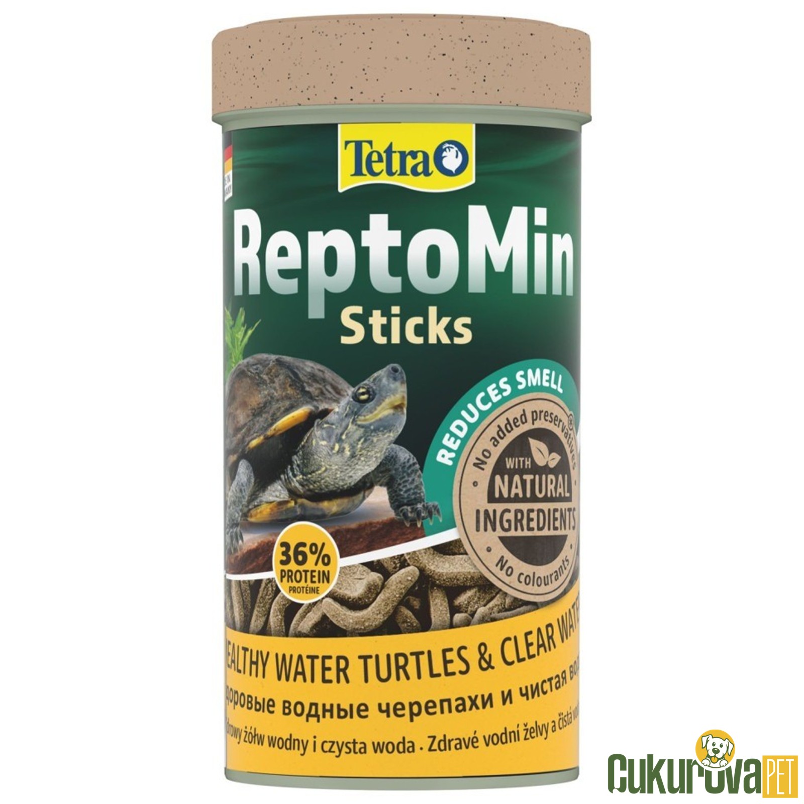 Tetra ReptoMin Stick Kaplumbağa Yemi 250 Ml - 60 Gr