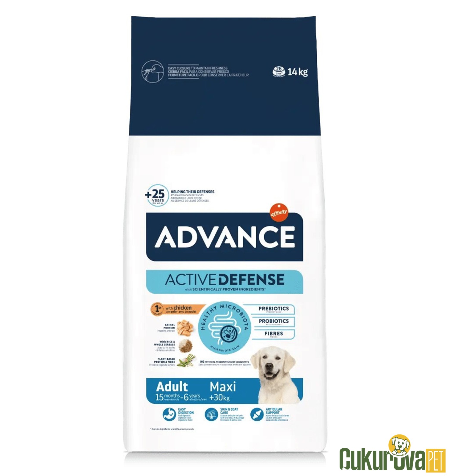 Advance Adult Maxi Tavuklu Ve Pirinçli Yetişkin Köpek Maması 14 Kg