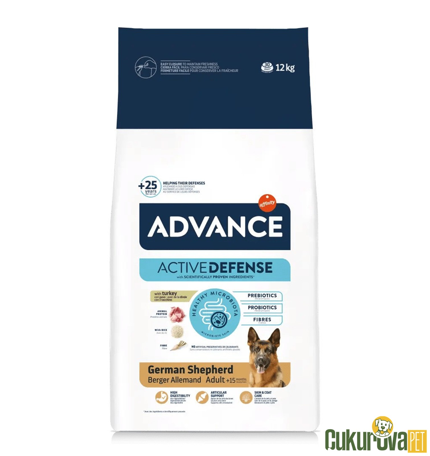 Advance German Shepherd Adult Yetişkin Köpek Maması 12 Kg