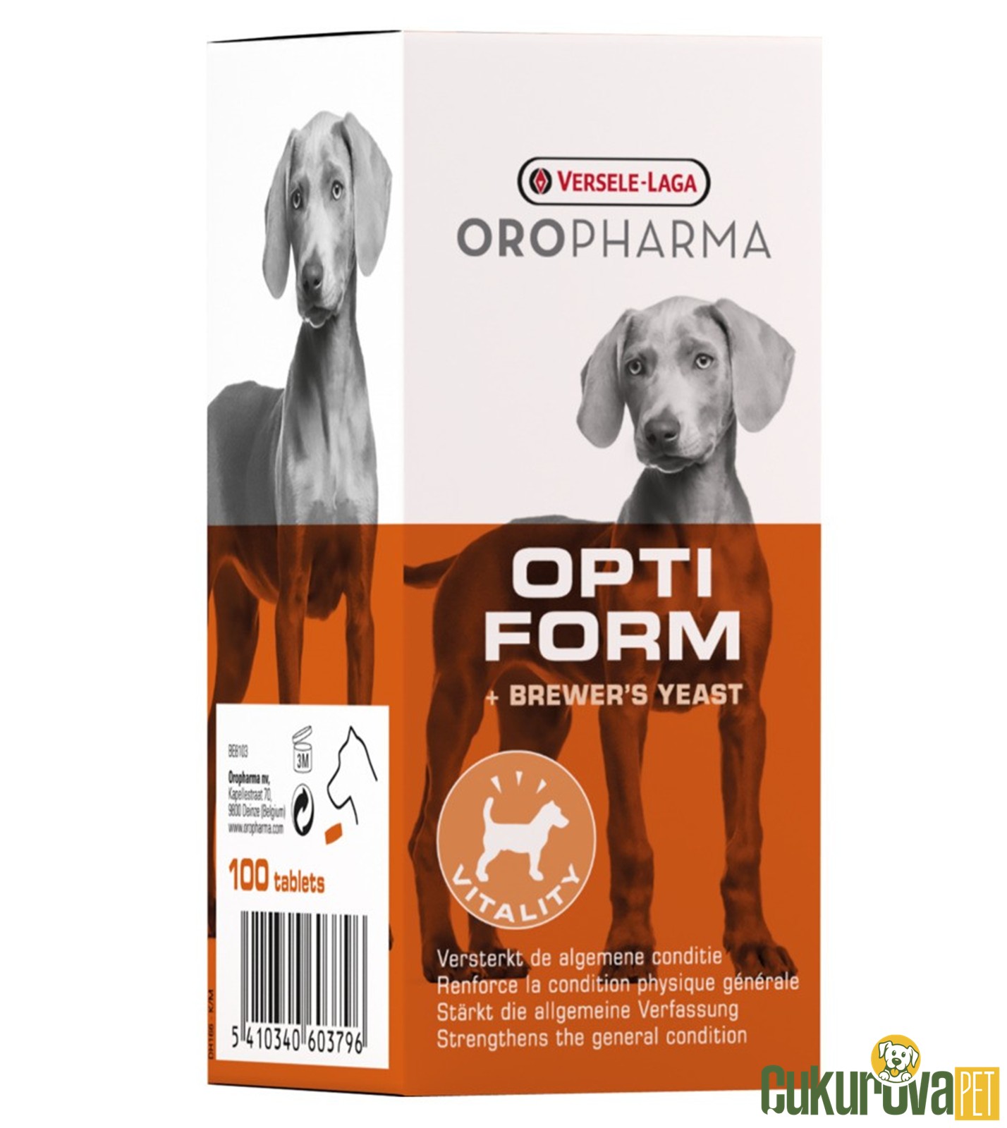 Versele Laga Oropharma Opti Form Köpek Maya Tableti 100 Adet